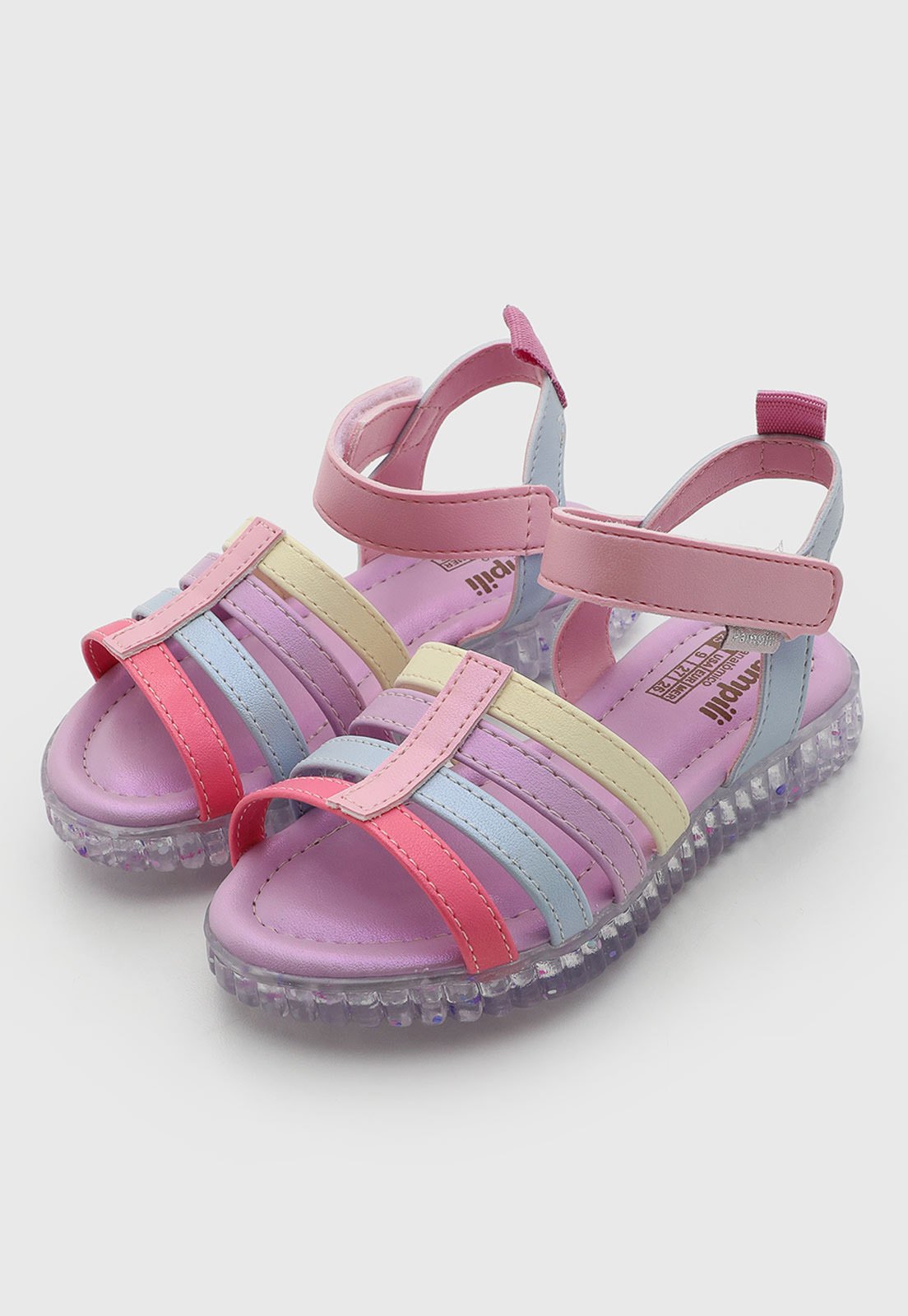 Infantil - Sandália Pampili Candy Multicolorido