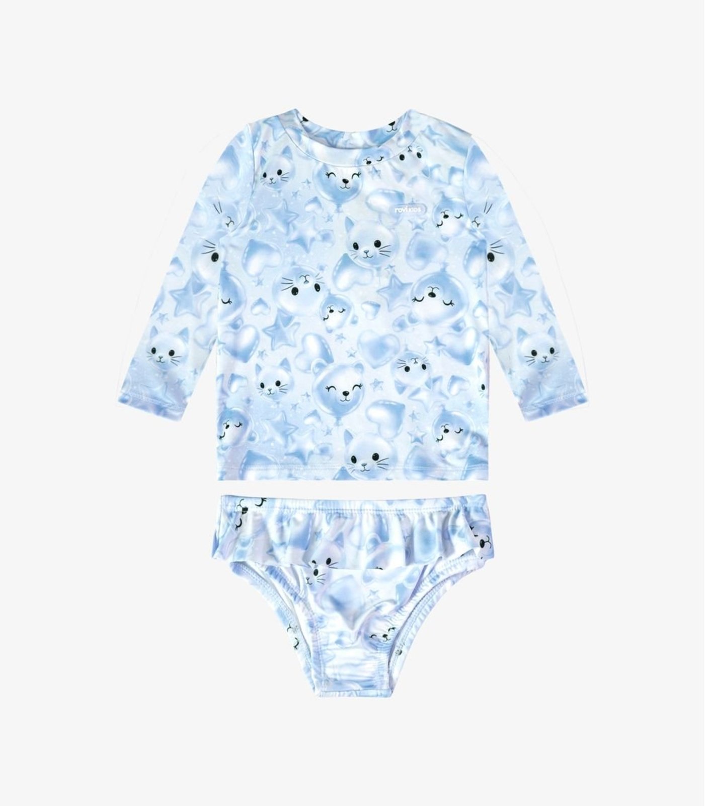 Conjunto Verão Menina Biquíni Rovi Azul