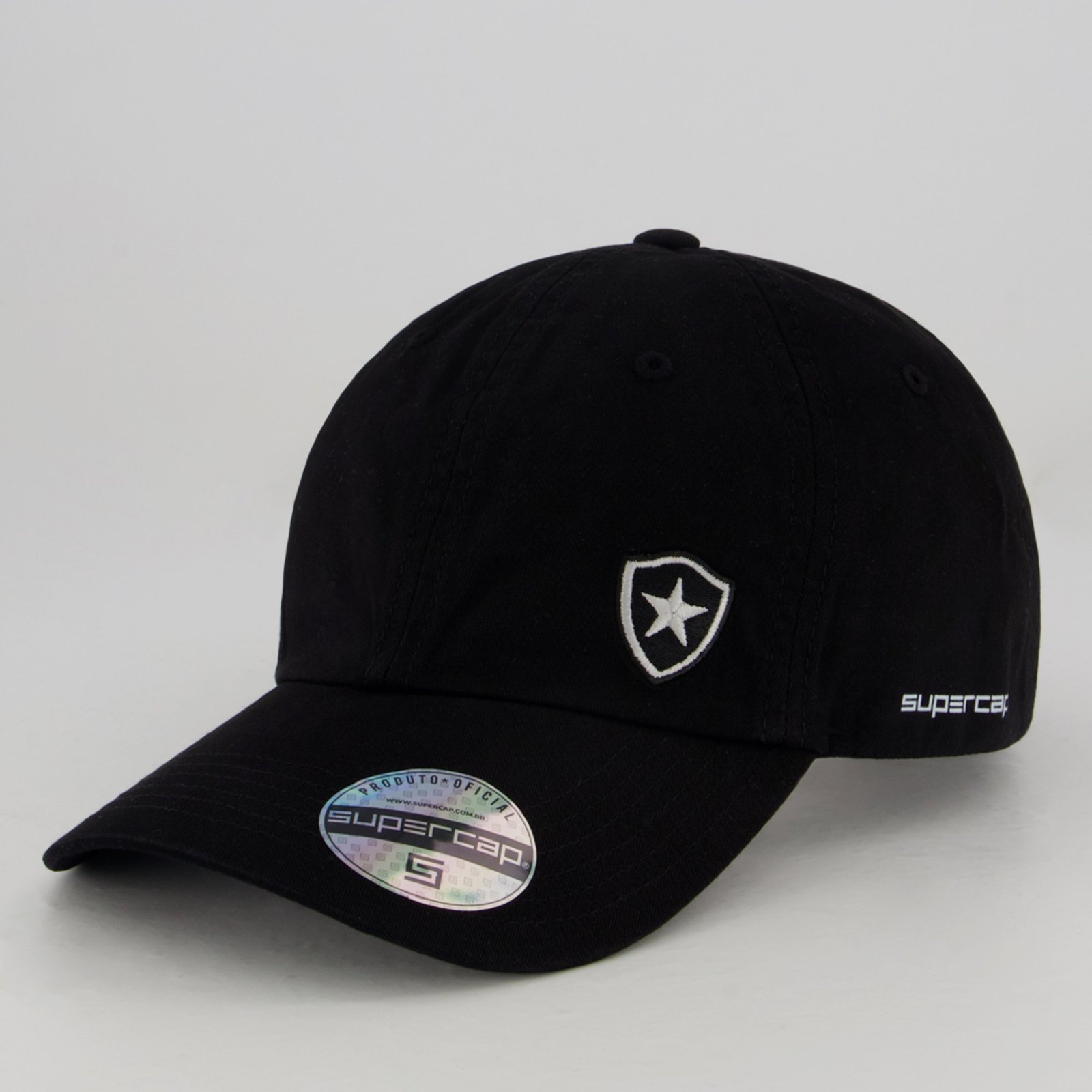 Boné Botafogo Bordado Preto