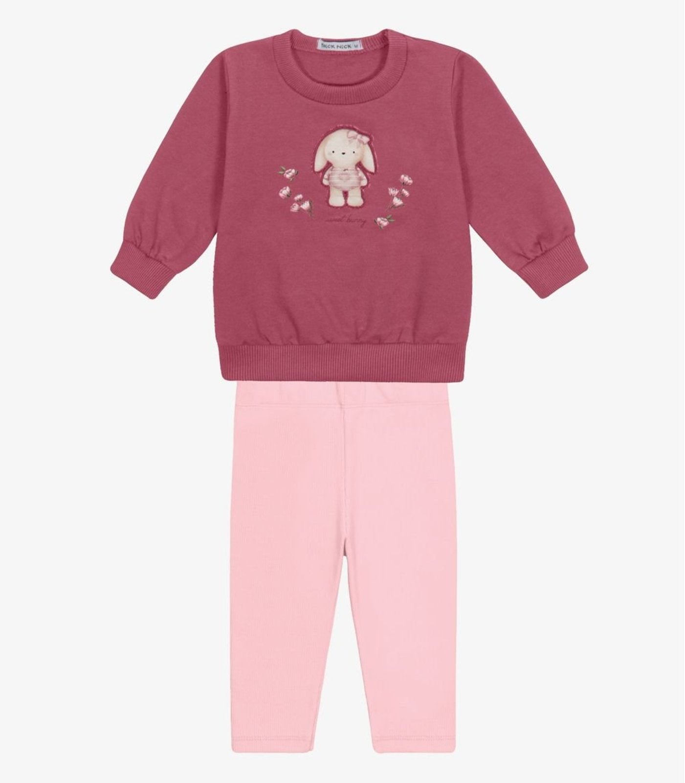 Infantil - Conjunto Blusão com Legging Menina Trick Nick Vermelho