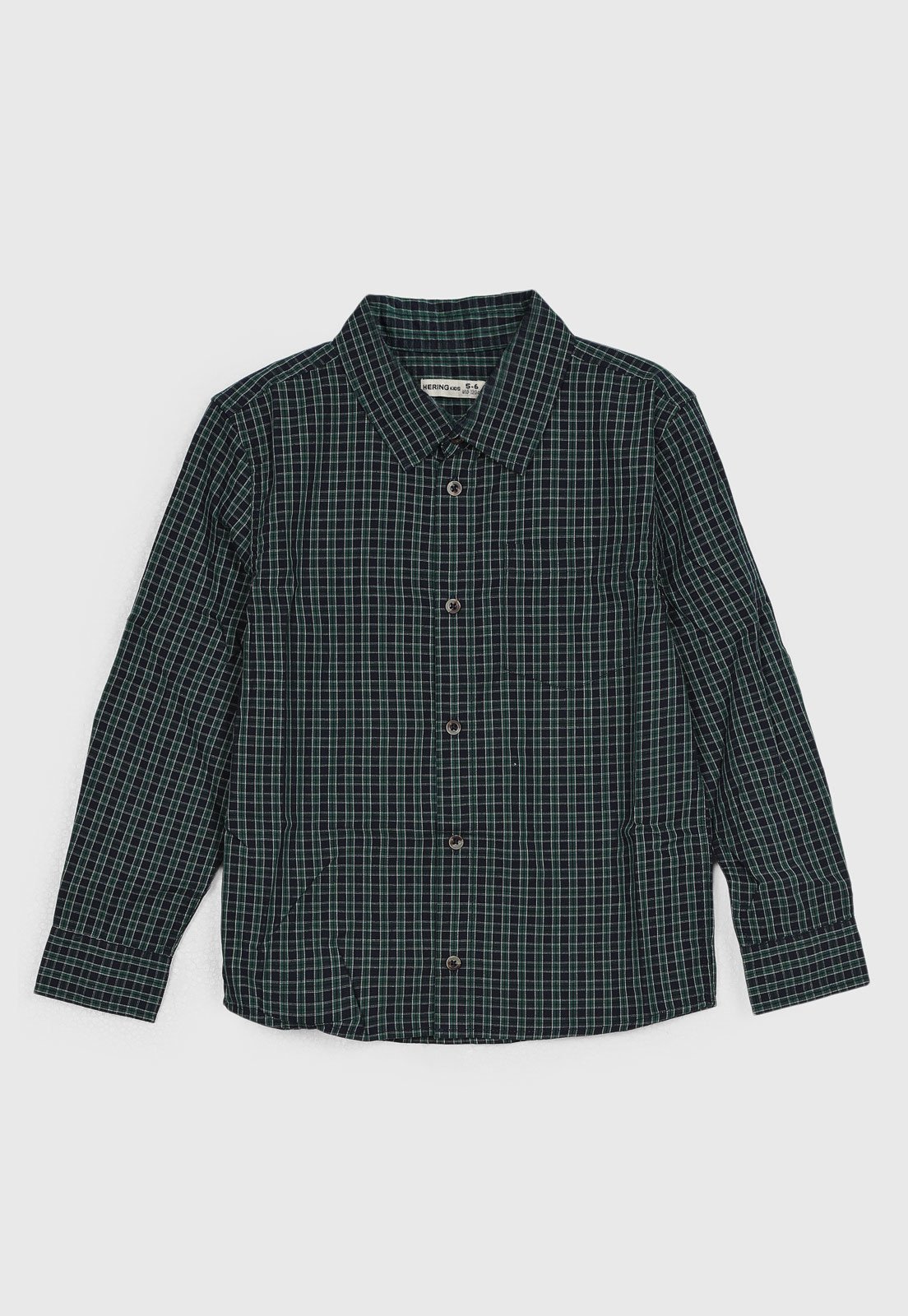 Infantil - Camisa Hering Xadrez Verde