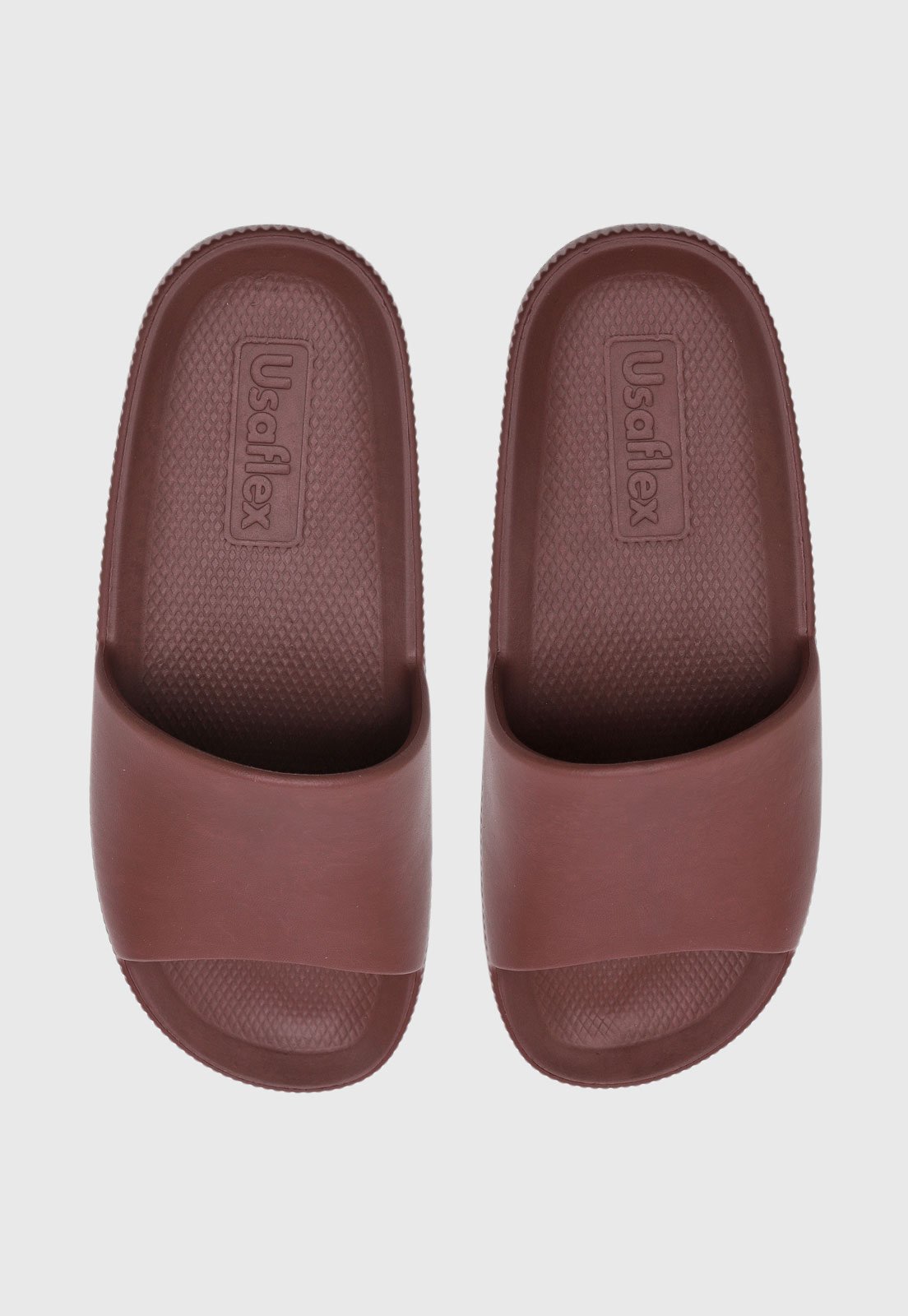 Vista 2 Chinelo Slide Feminino Usaflex vinho Usaflex vinho