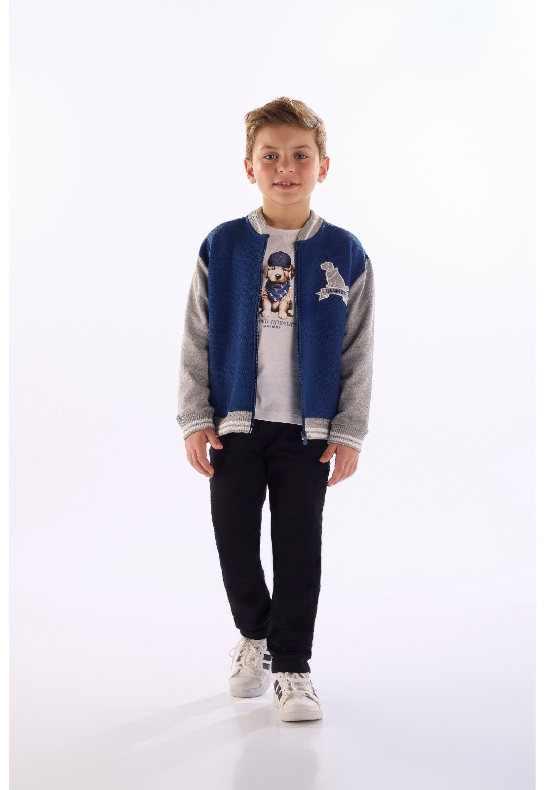 Infantil - Jaqueta Bomber em Matelassê Quimby Verde