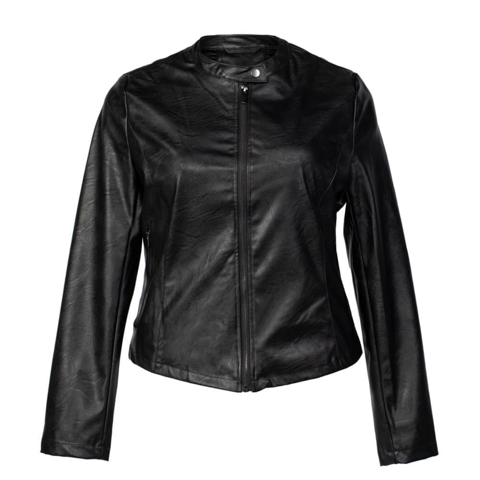 Casaco Feminino Sea Surf Plus Size Burnished Pu Preto