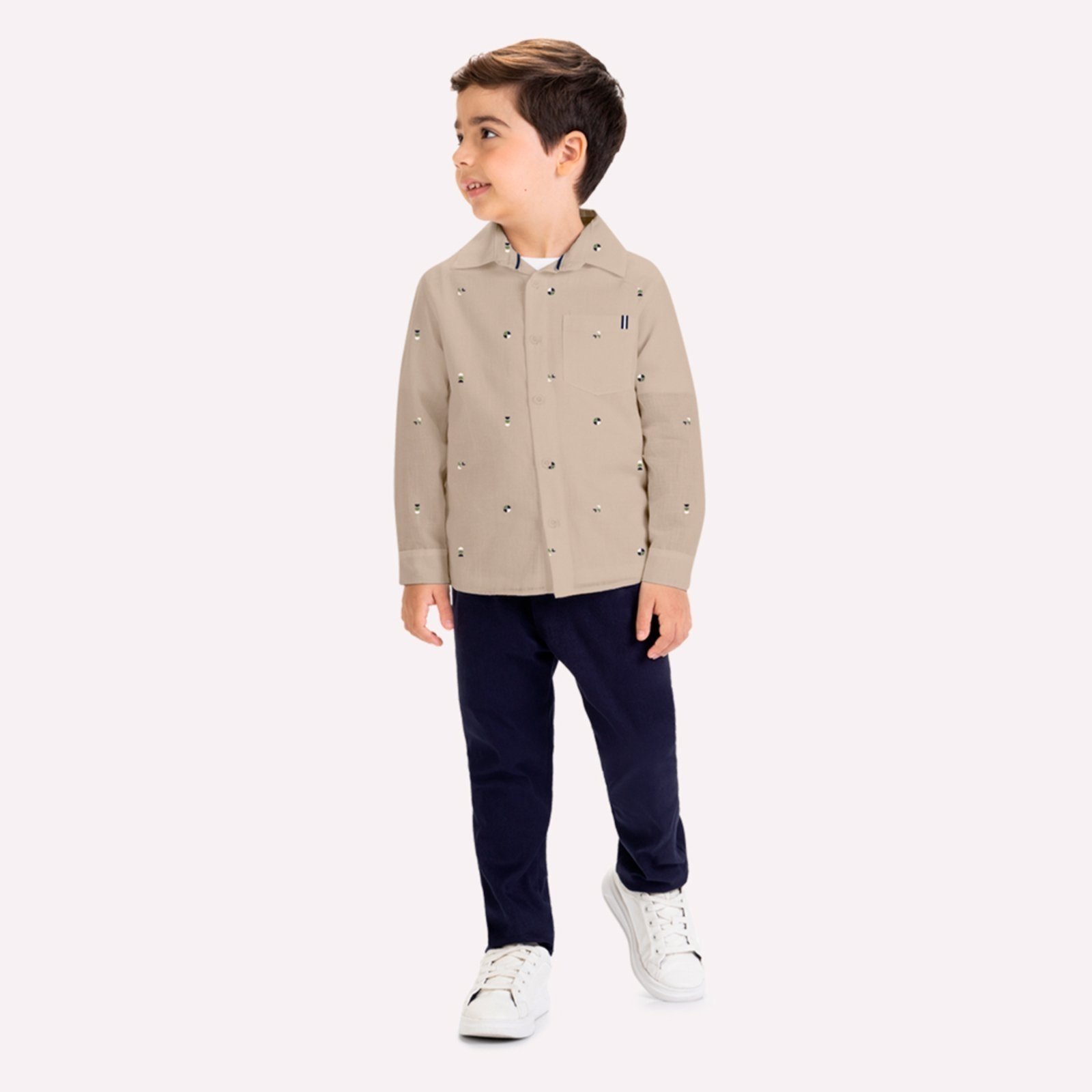 Infantil - Camisa Menino Estampa Milon