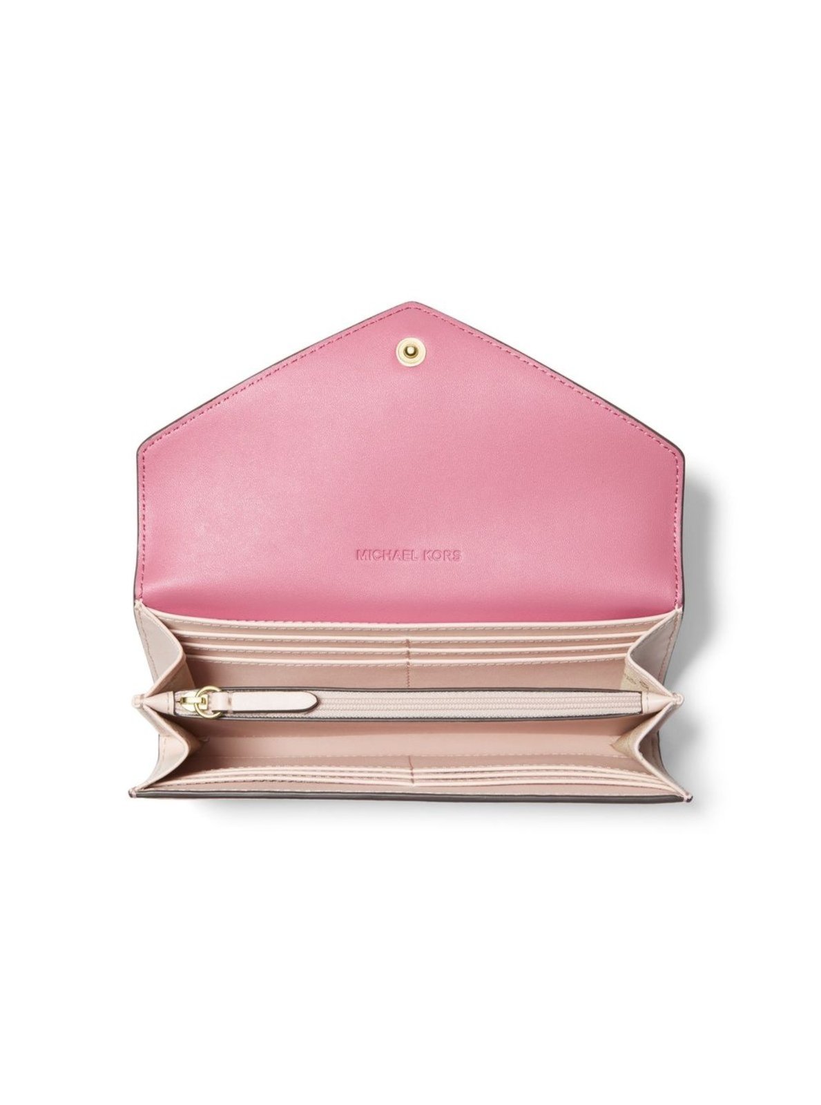 Vista 3 Carteira Jet Set Logo Grande 35R4gtve7l637 Michael Kors rosa