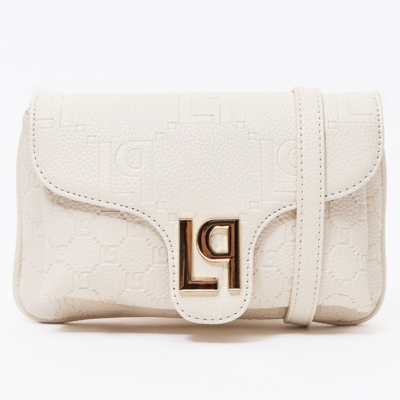 Bolsa Crossbody Lança Perfume Detail Pr27 Off White Feminino