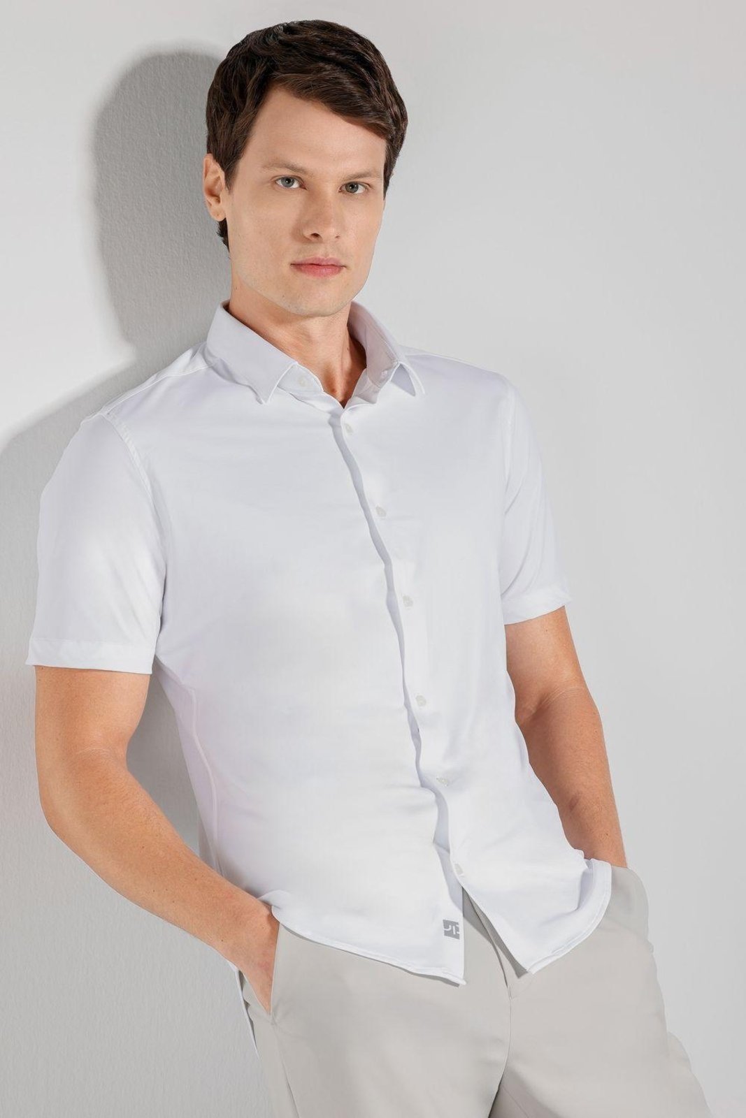 Camisa Urban Classic Everyday Manga Curta Branco