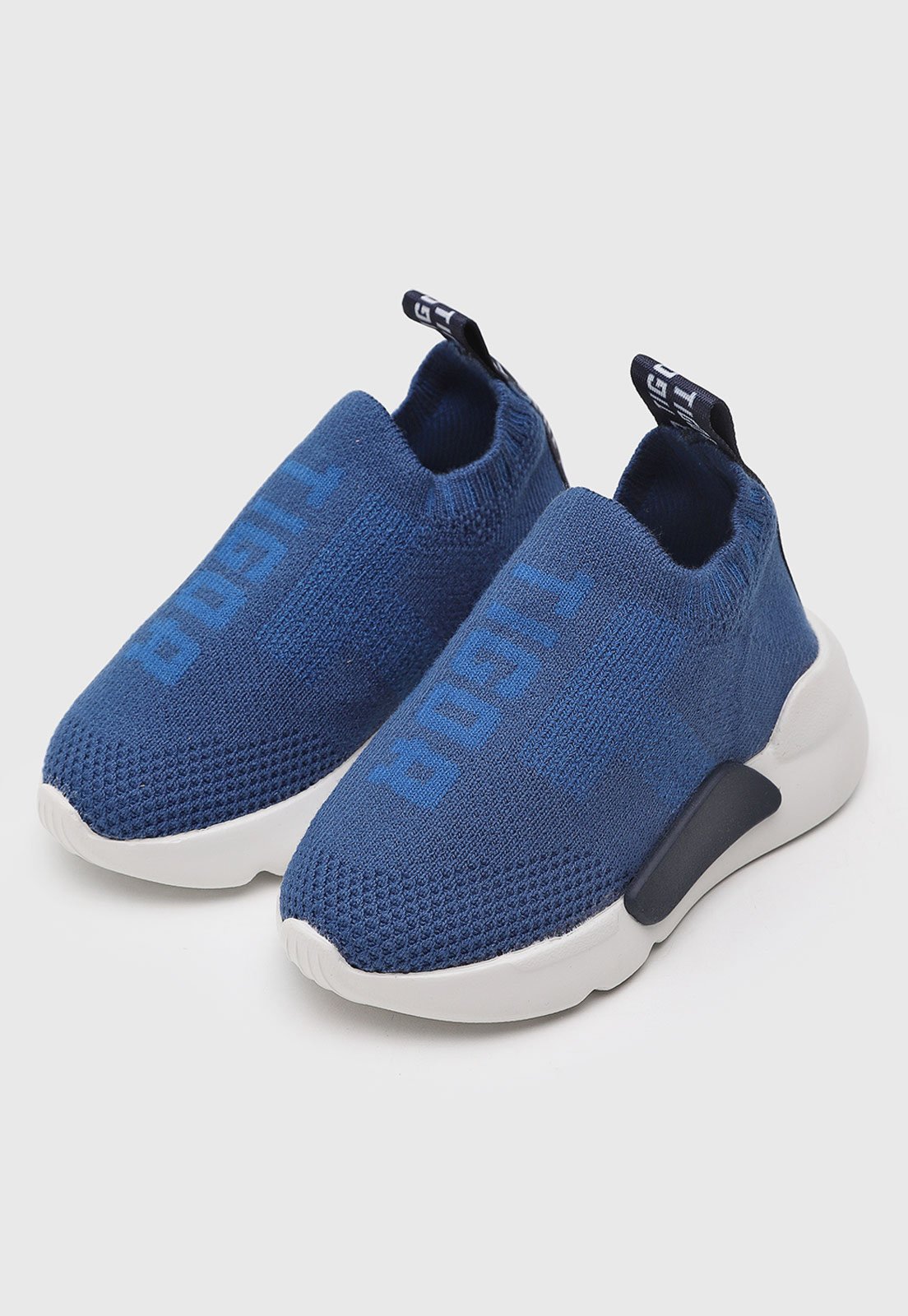 Infantil - Tênis Tigor T. Tigre Slip On Malha Azul
