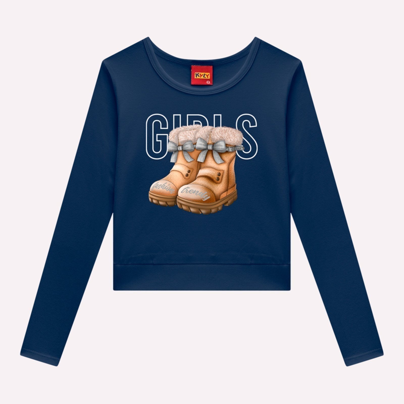 Infantil - Blusa Menina em Cotton Kyly