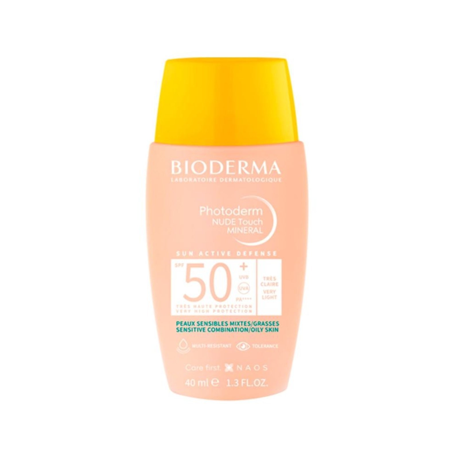 Vista 2 Bioderma Photoderm Prot Solar Facial Fps50+ Muito Claro 40ml incolor BIODERMA incolor