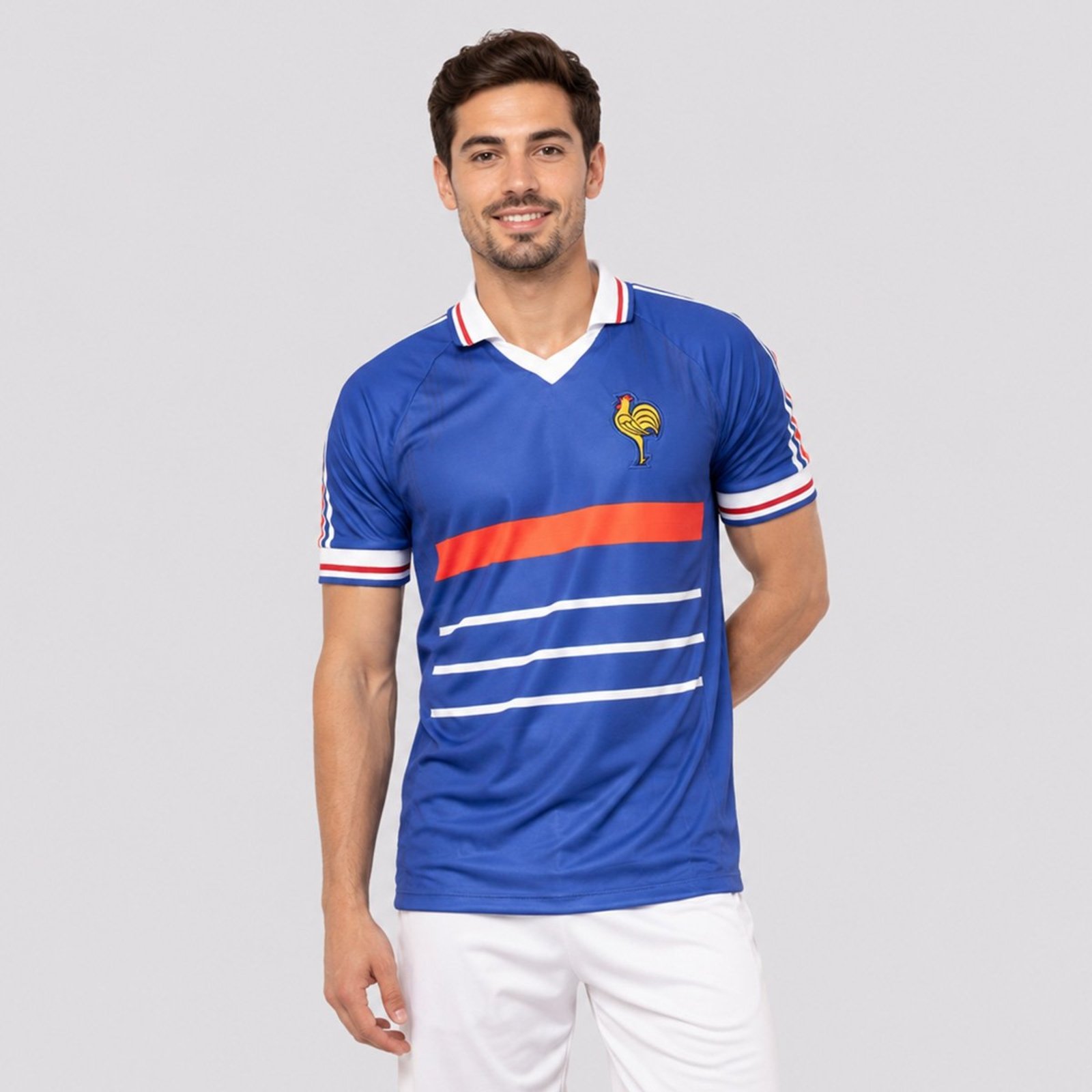 Camisa França Retrô 1998 Dry Azul