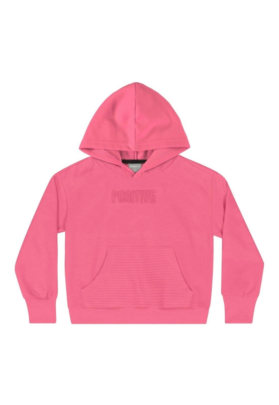 Infantil – Casaco com Capuz Unissex Quimby Rosa Pink