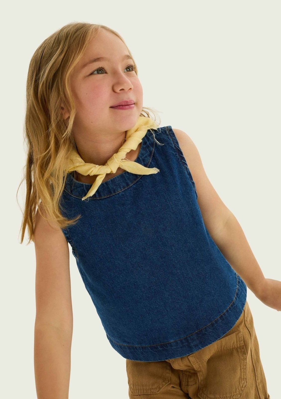 Infantil - Regata Menina Em Jeans Leve Hering
