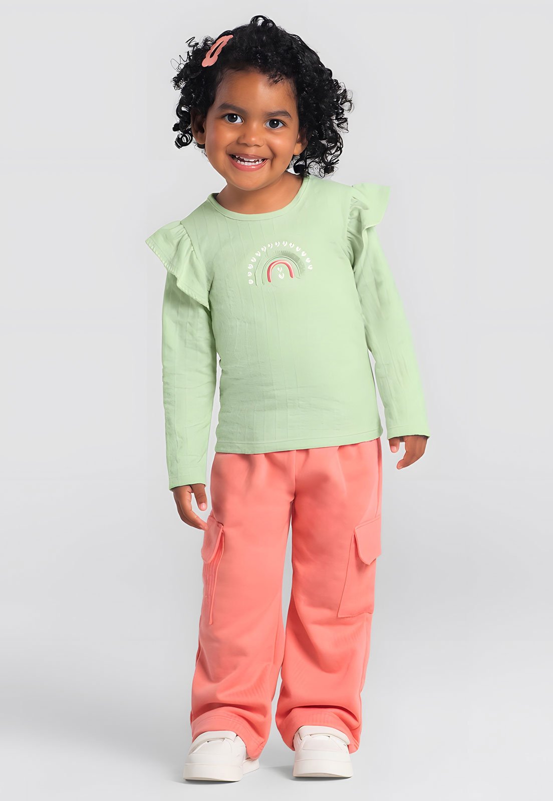 Blusa Brandili Estampada Verde