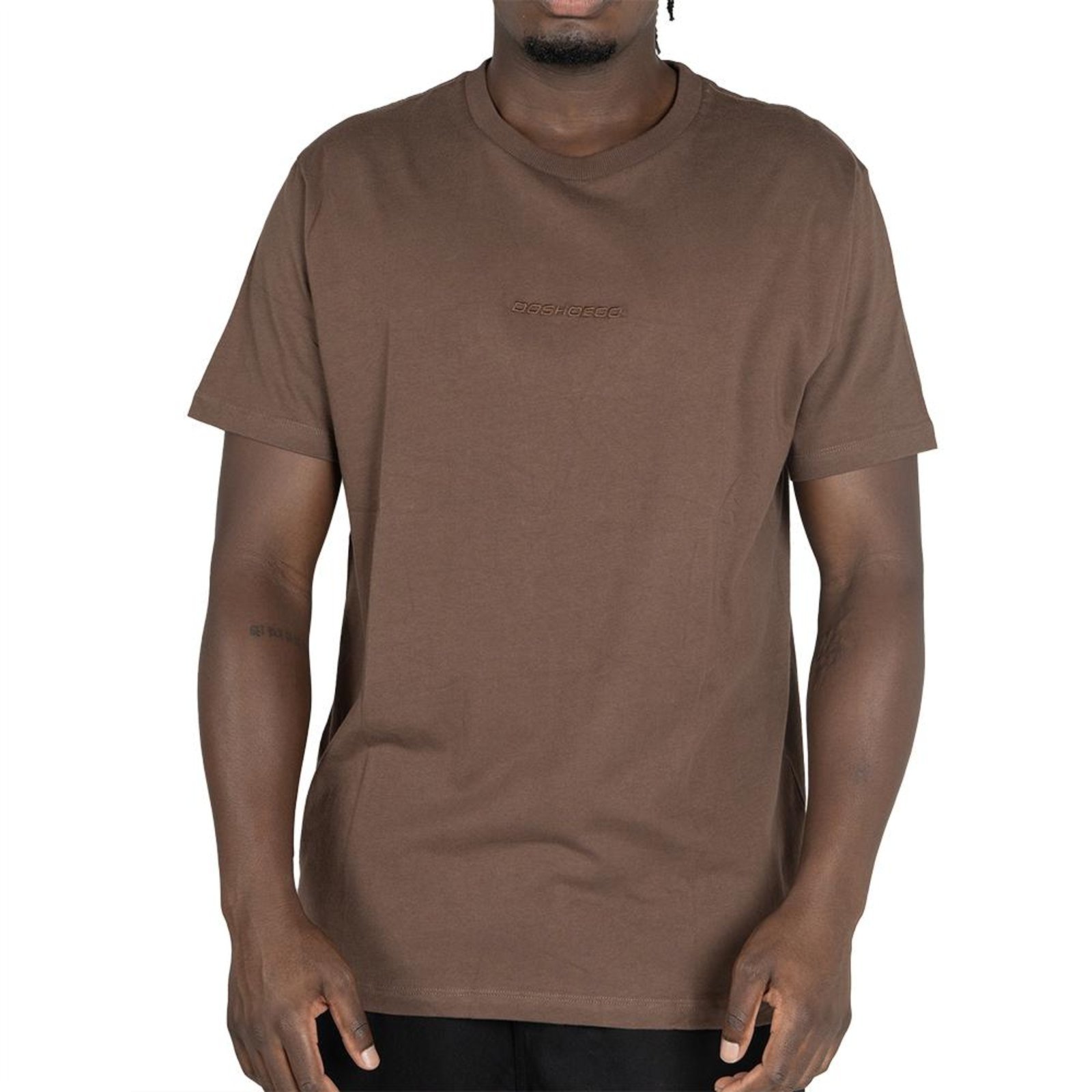 Camiseta DC Shoes Baseline WT25 Masculina Marrom Escuro