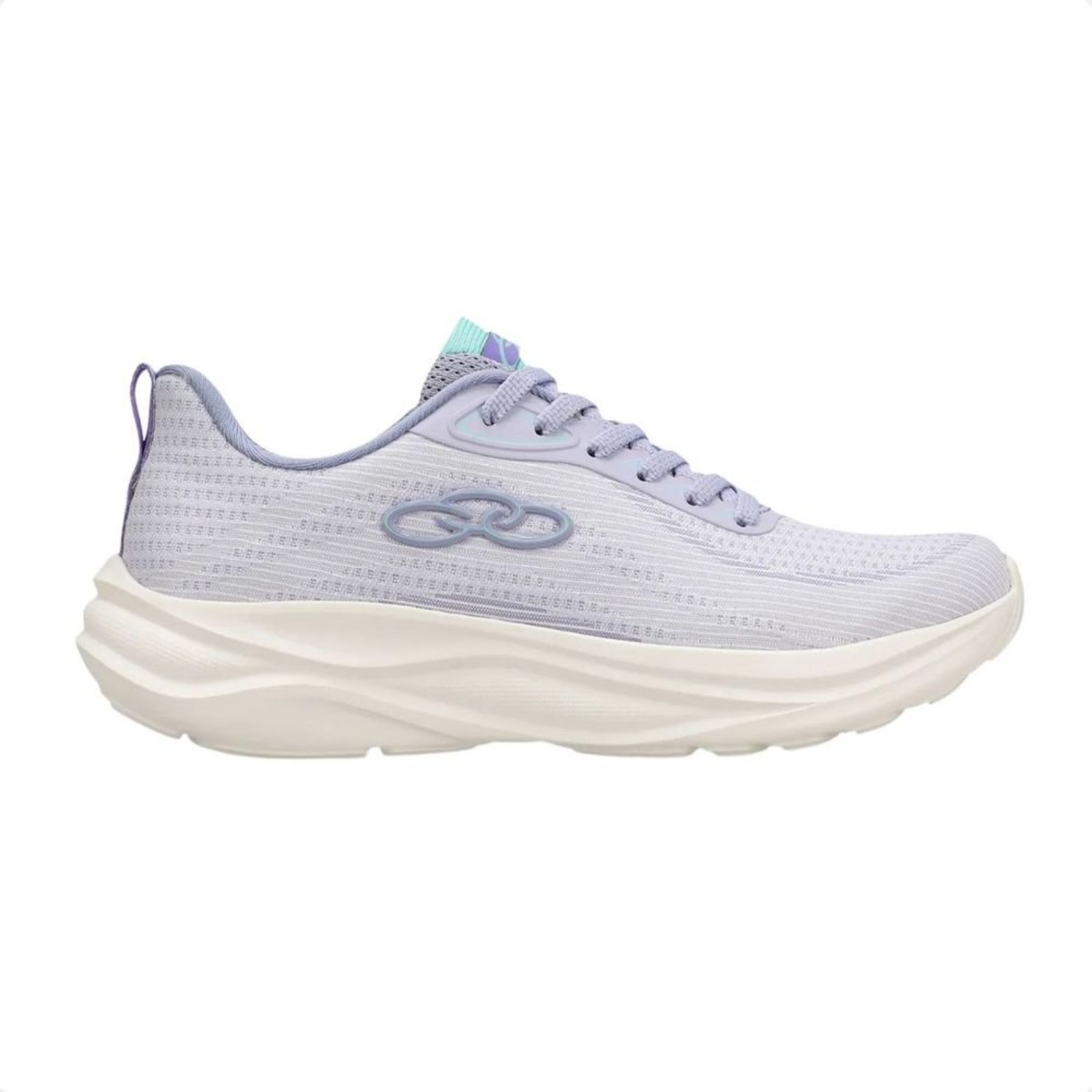 Vista 2 Tênis Corrida Feminino Olympikus Lumi Roxo lilás OLYMPIKUS lilás