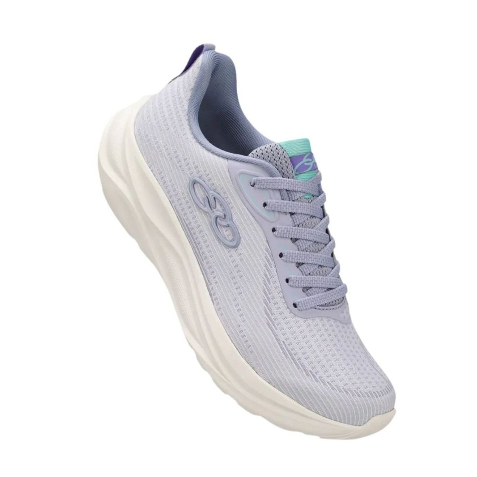 Vista 3 Tênis Corrida Feminino Olympikus Lumi Roxo lilás OLYMPIKUS lilás