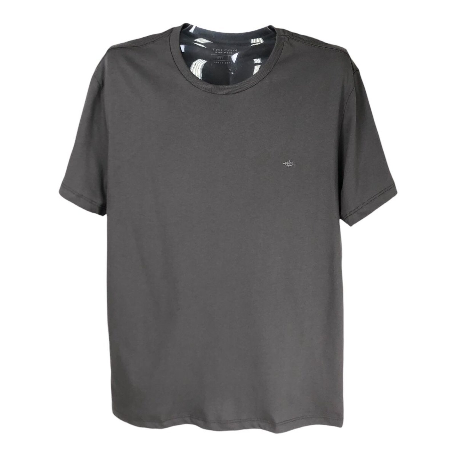 Camiseta Fit Essential Tee Triton Cinza Xisto