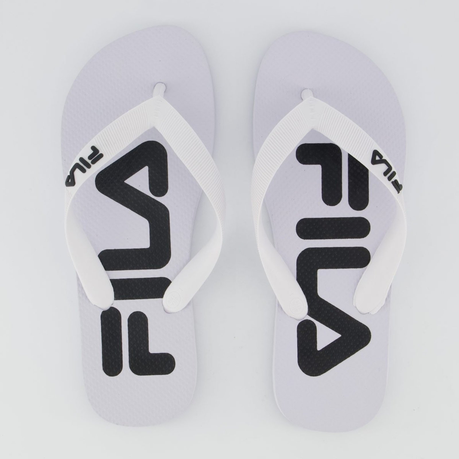 Chinelo Fila Fingers Feminino Branco e Preto