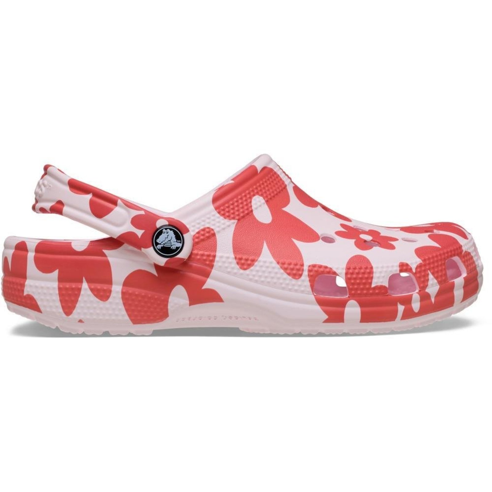 Sandália Crocs Classic Pop Petals Clog Bubble Ice/Multi Rosa