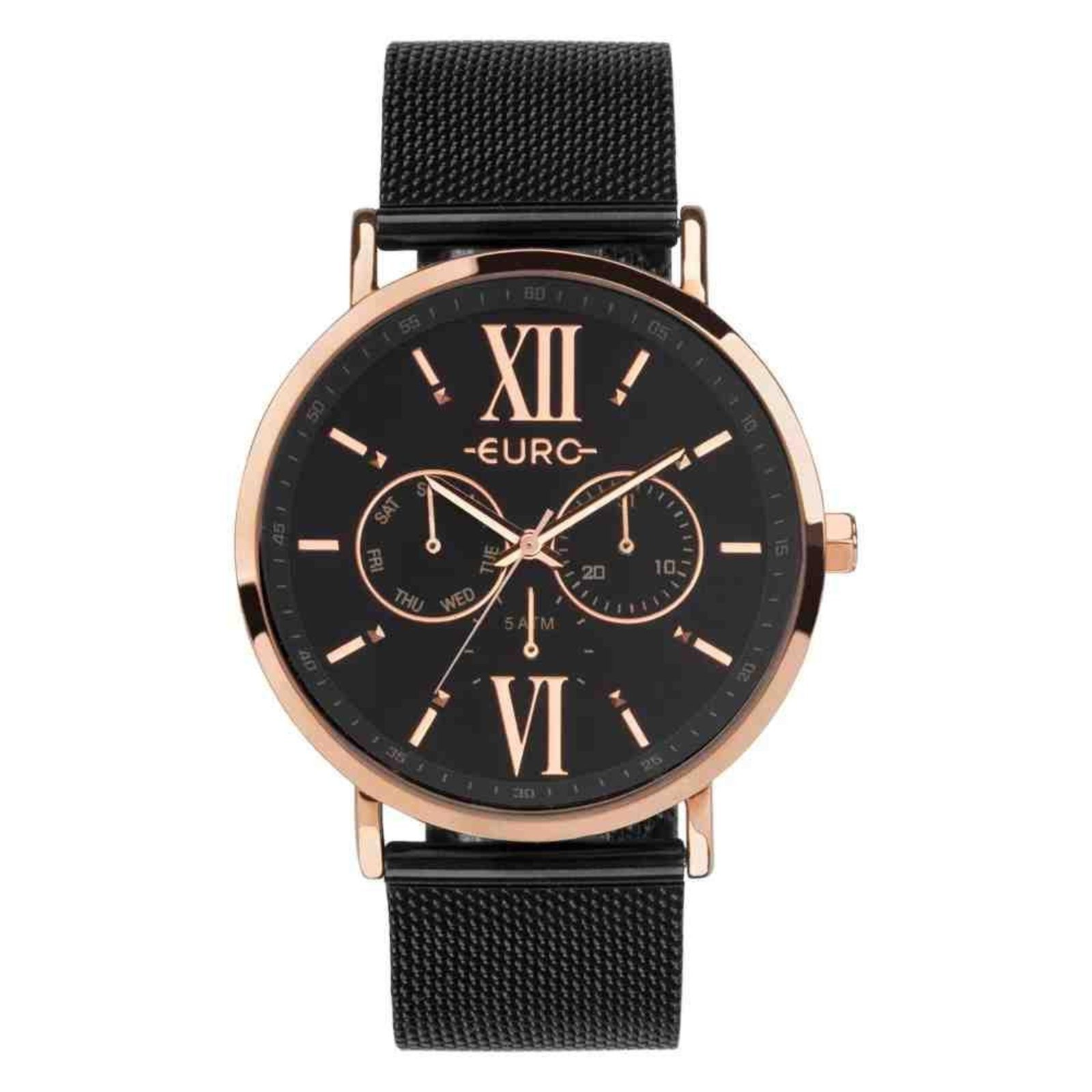 Relógio Euro Multiglow Preto Feminino EU6P29AHGBPS/5P