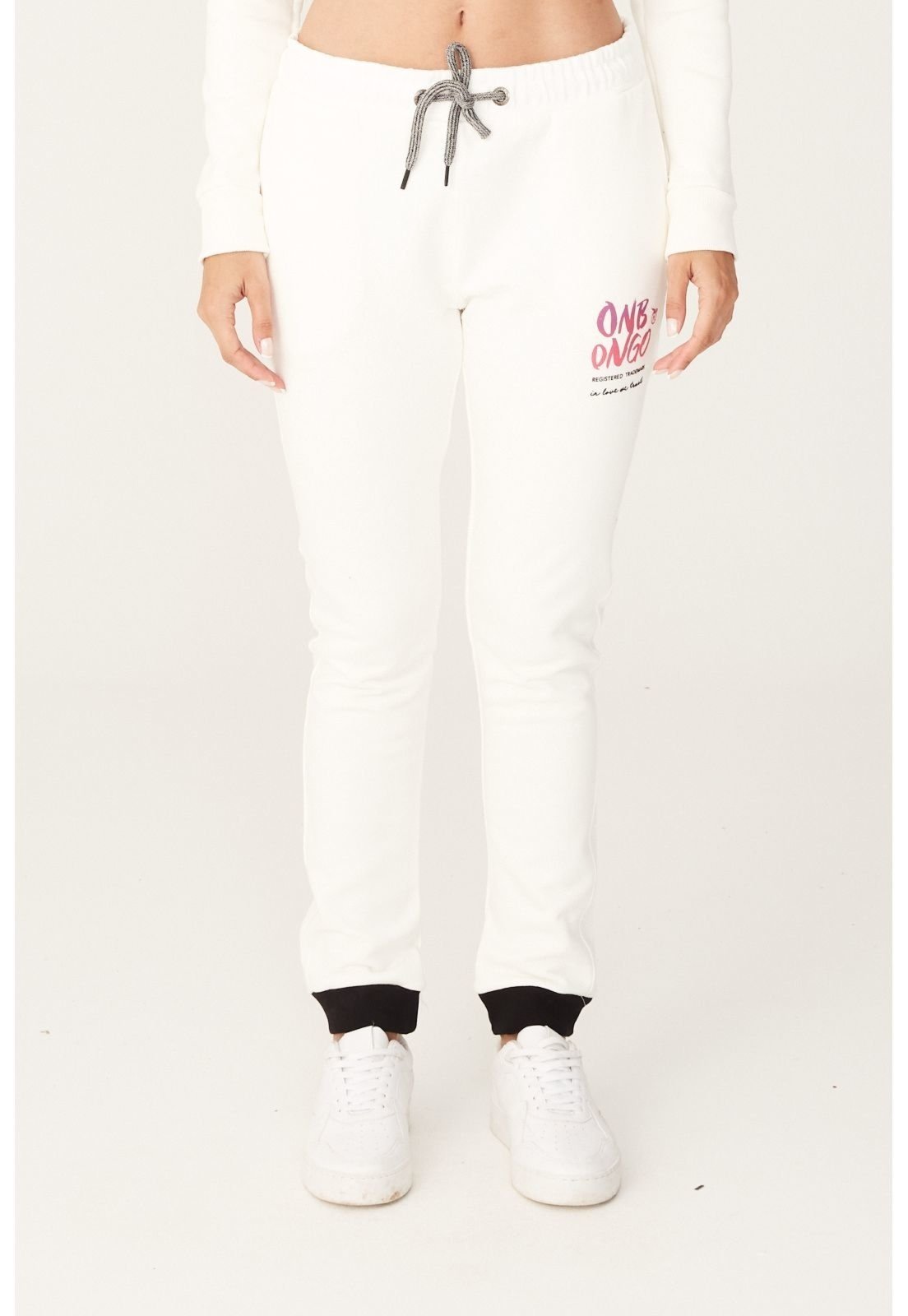 Calça Onbongo Feminino Moletom Off White