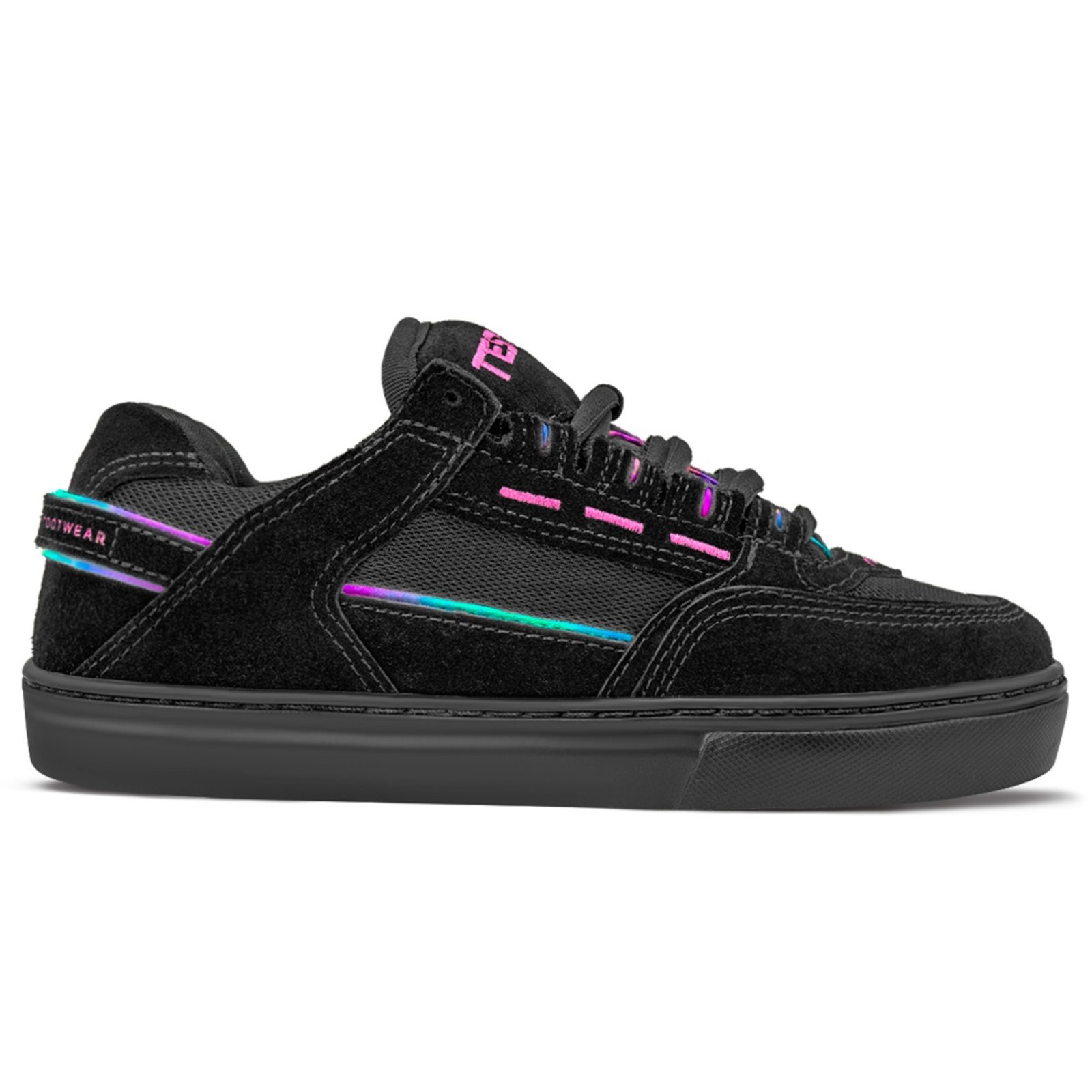 Vista 2 Tênis Tesla Coil Black Purple Unissex Preto preto black TESLA preto black