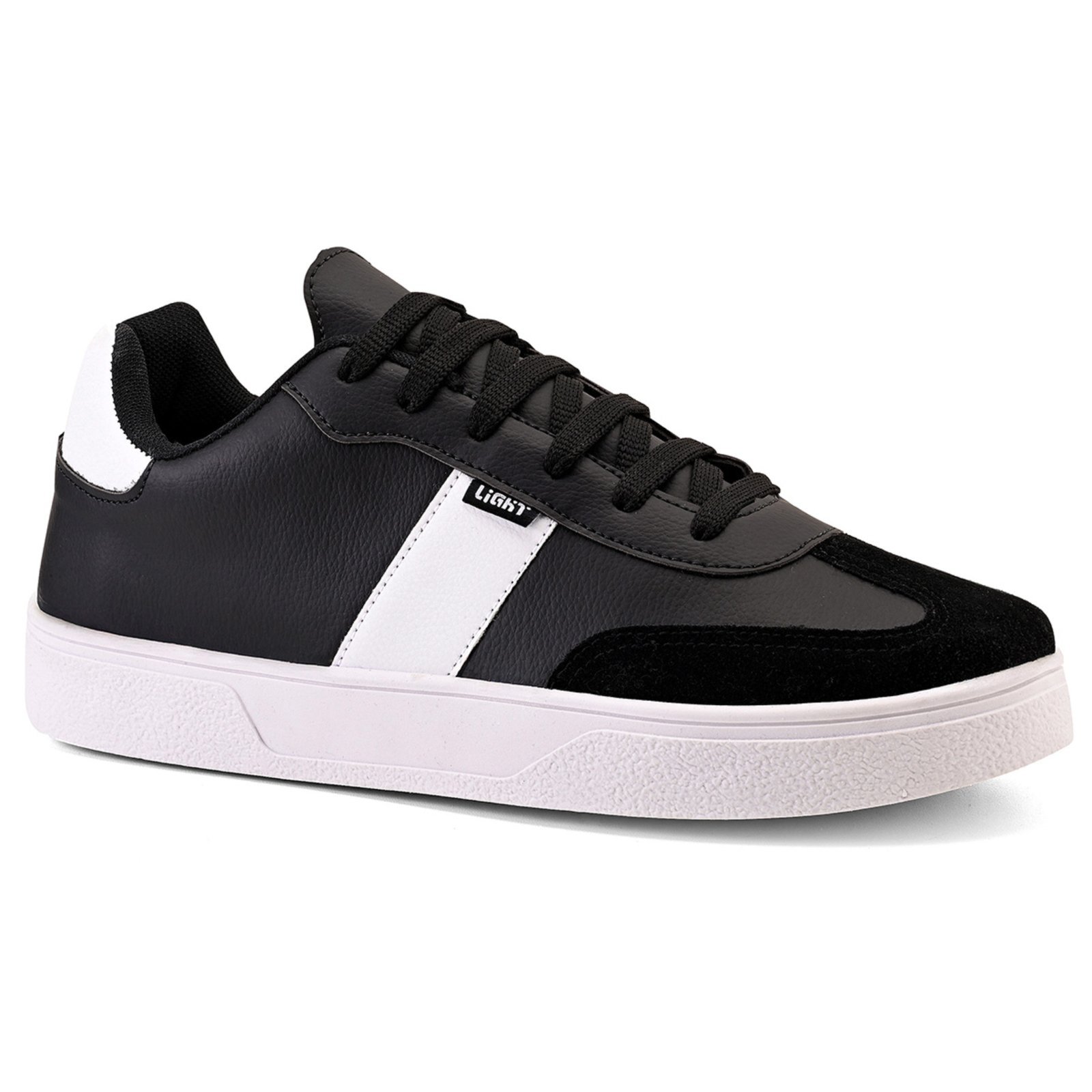 Vista 3 Tenis Casual Masculino Adulto Classico Basico Light Original + Relogio Digital CALCADOS LGHT LIGHT branco CALCADOS LGHT LIGHT branco