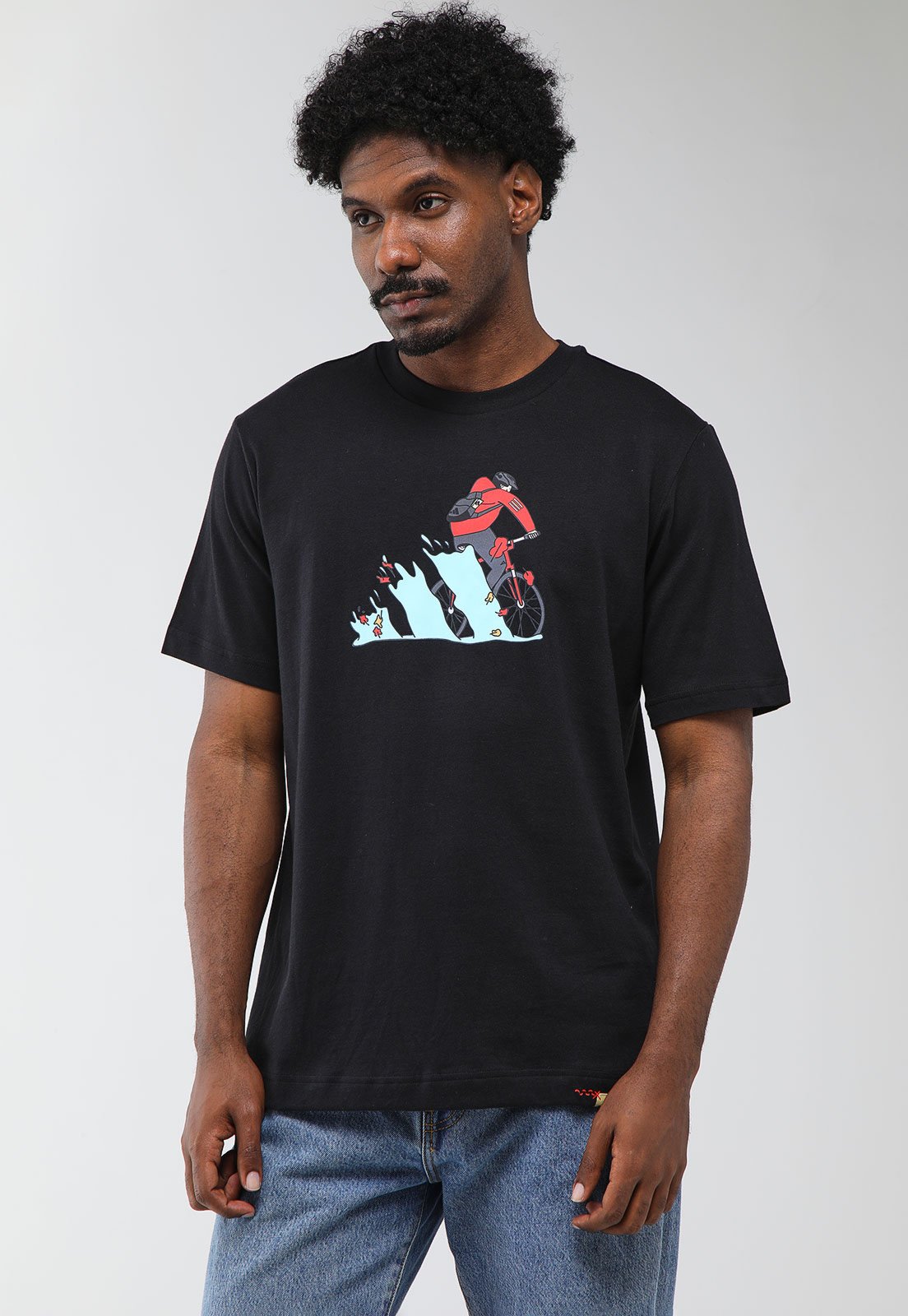 Camiseta Masculina adidas Sportswear Bike Preta