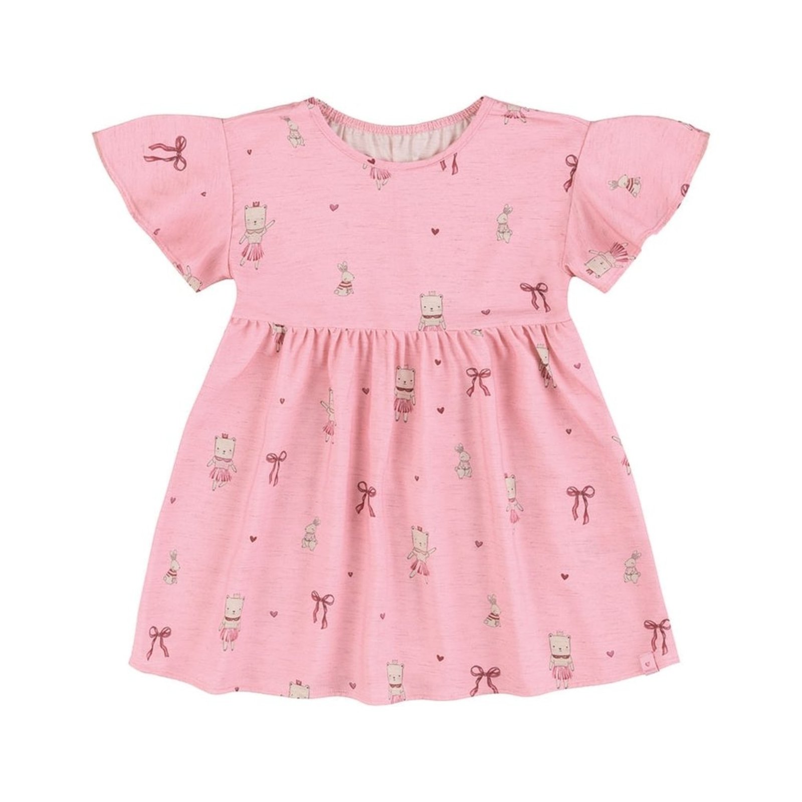 Infantil - Vestido Curto Estampado Menina Marisol