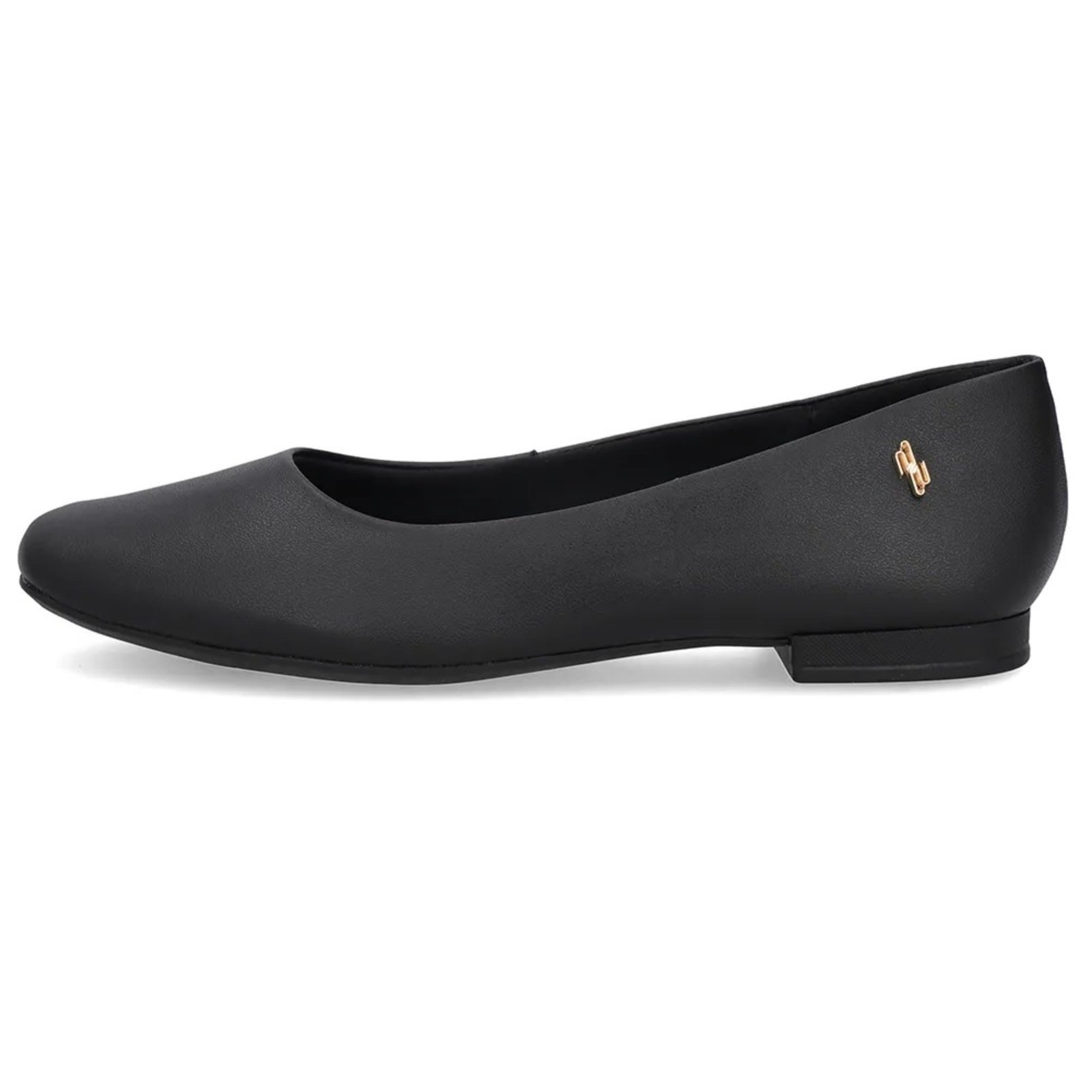 Sapatilha Usaflex Bico Quadrado Preto