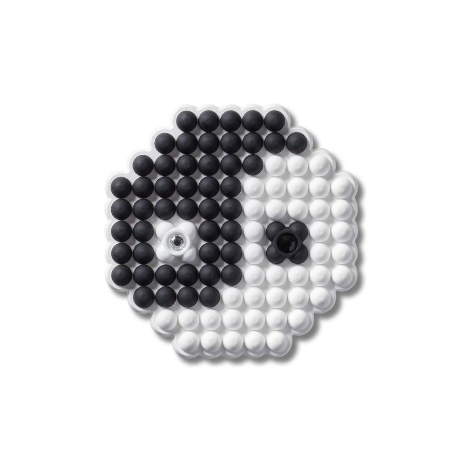 Infantil - Jibbitz™ Ying and Yang Frisada UNICO Branco
