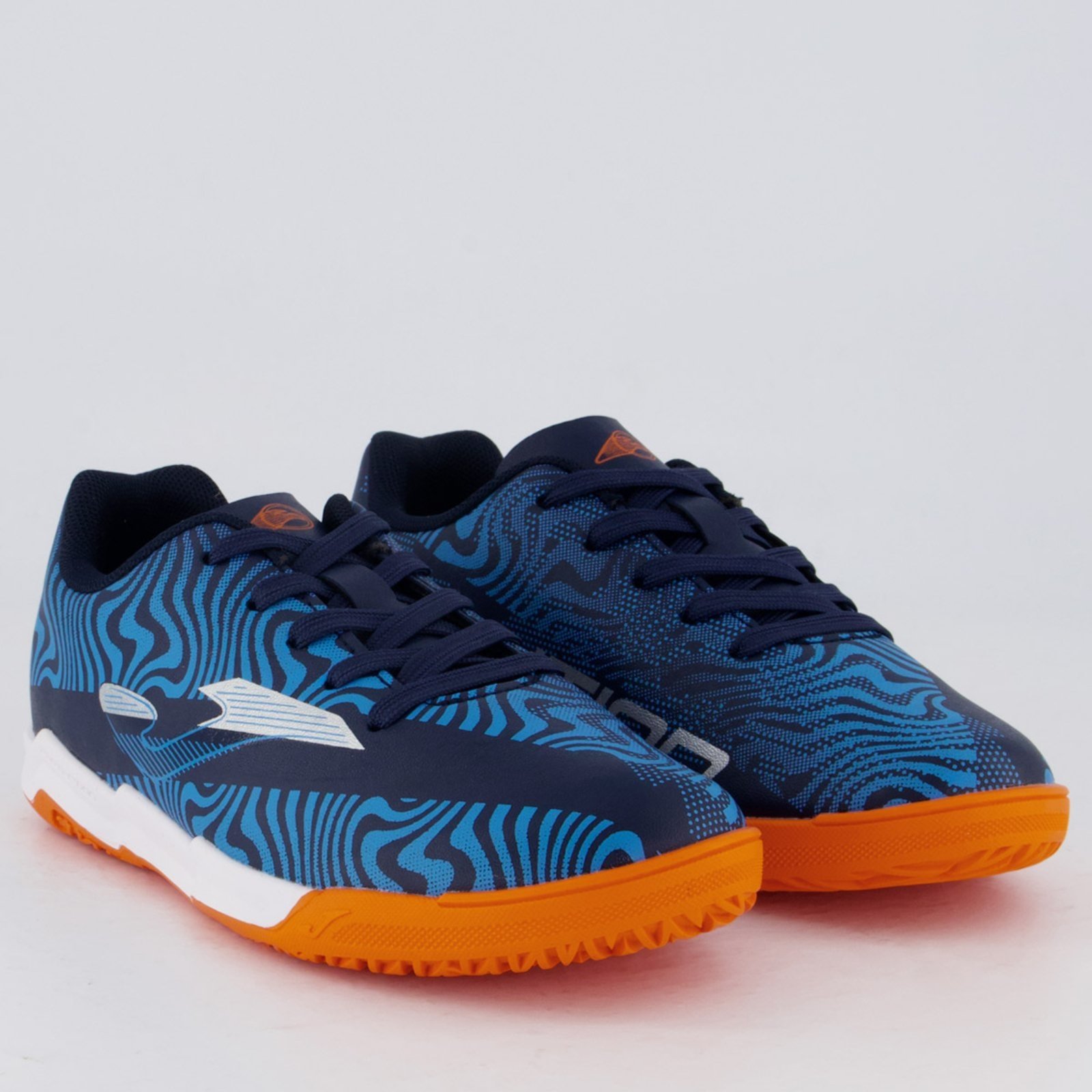 Vista 3 Chuteira Joma Evolution Futsal Juvenil azul Joma azul
