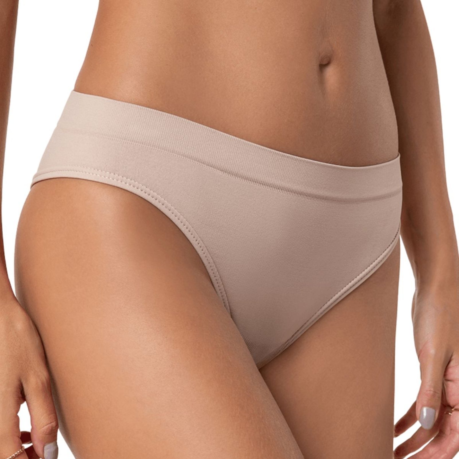 Calcinha Clássica Modelo Biquini Sem Costura Loba Lupo