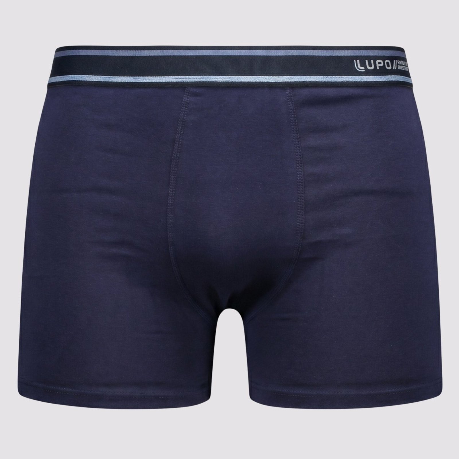 Cueca Lupo Boxer Algodão com Elastano Marinho