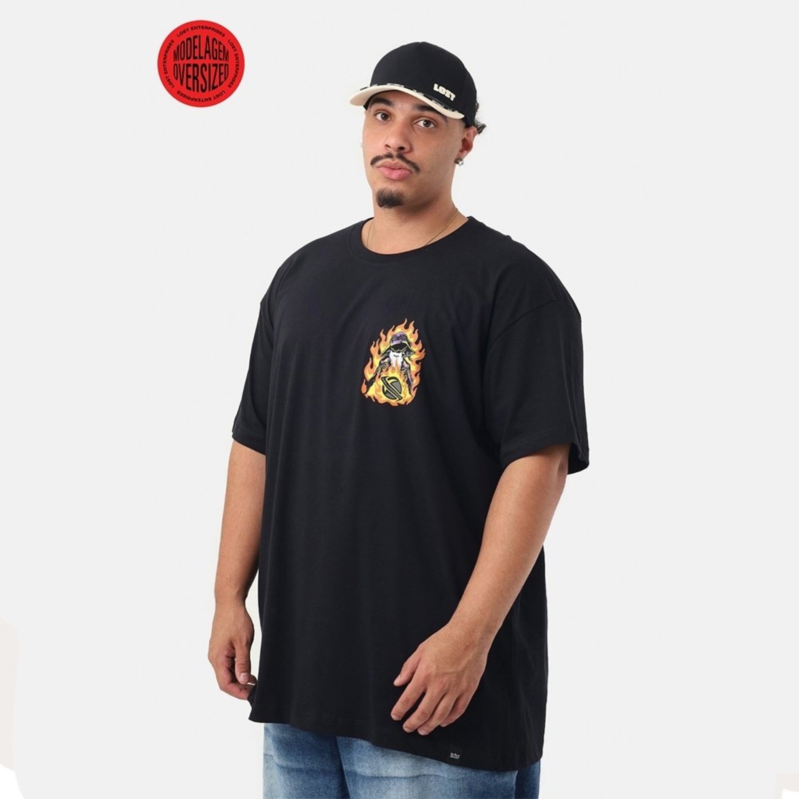 Camiseta Lost Wizard Oversized