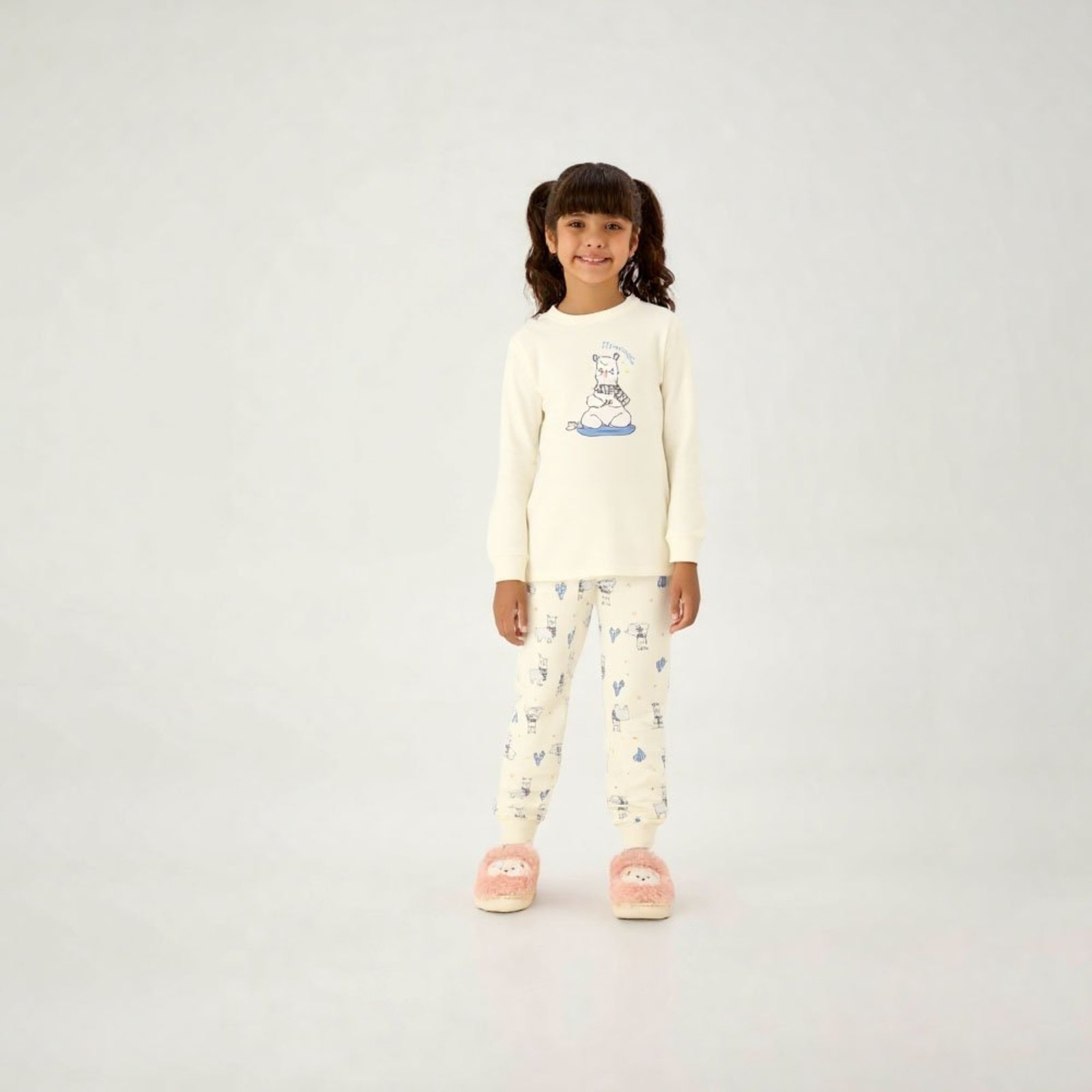 Pijama Bege Juvenil Pulla Bulla Menina - 200930-1271