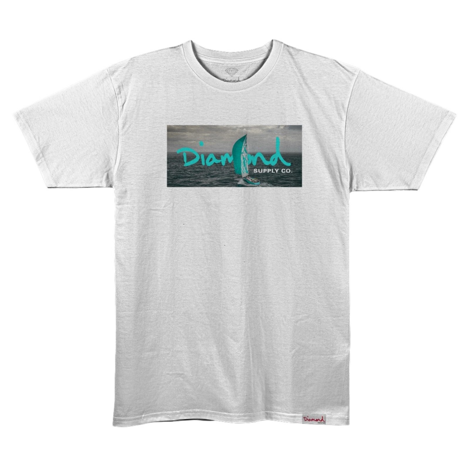Vista 2 Camiseta Diamond Og Yacht Club Tee - WHITE branco white Diamond branco white