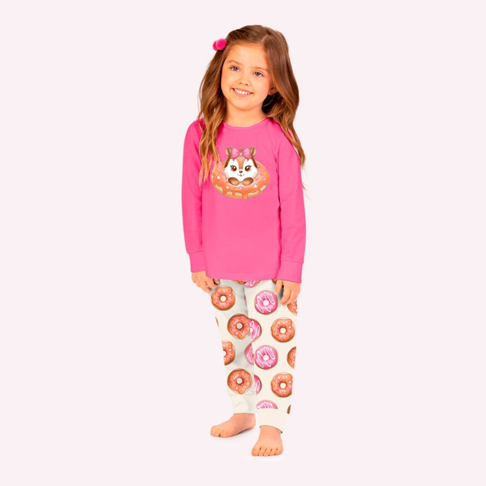 Pijama Infatil Menina Donuts Kyly