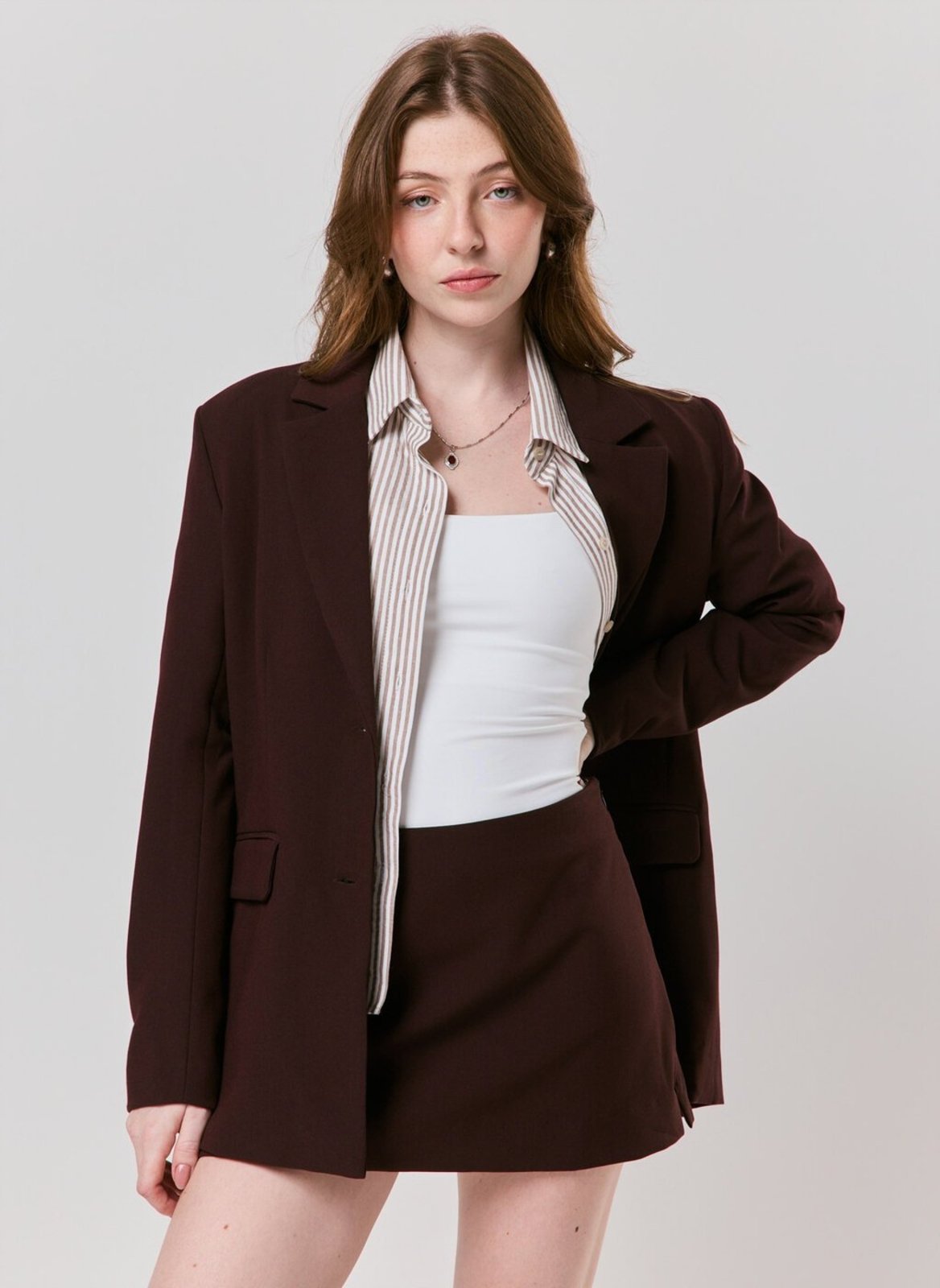 Blazer Alongado Oversized Alfaiataria