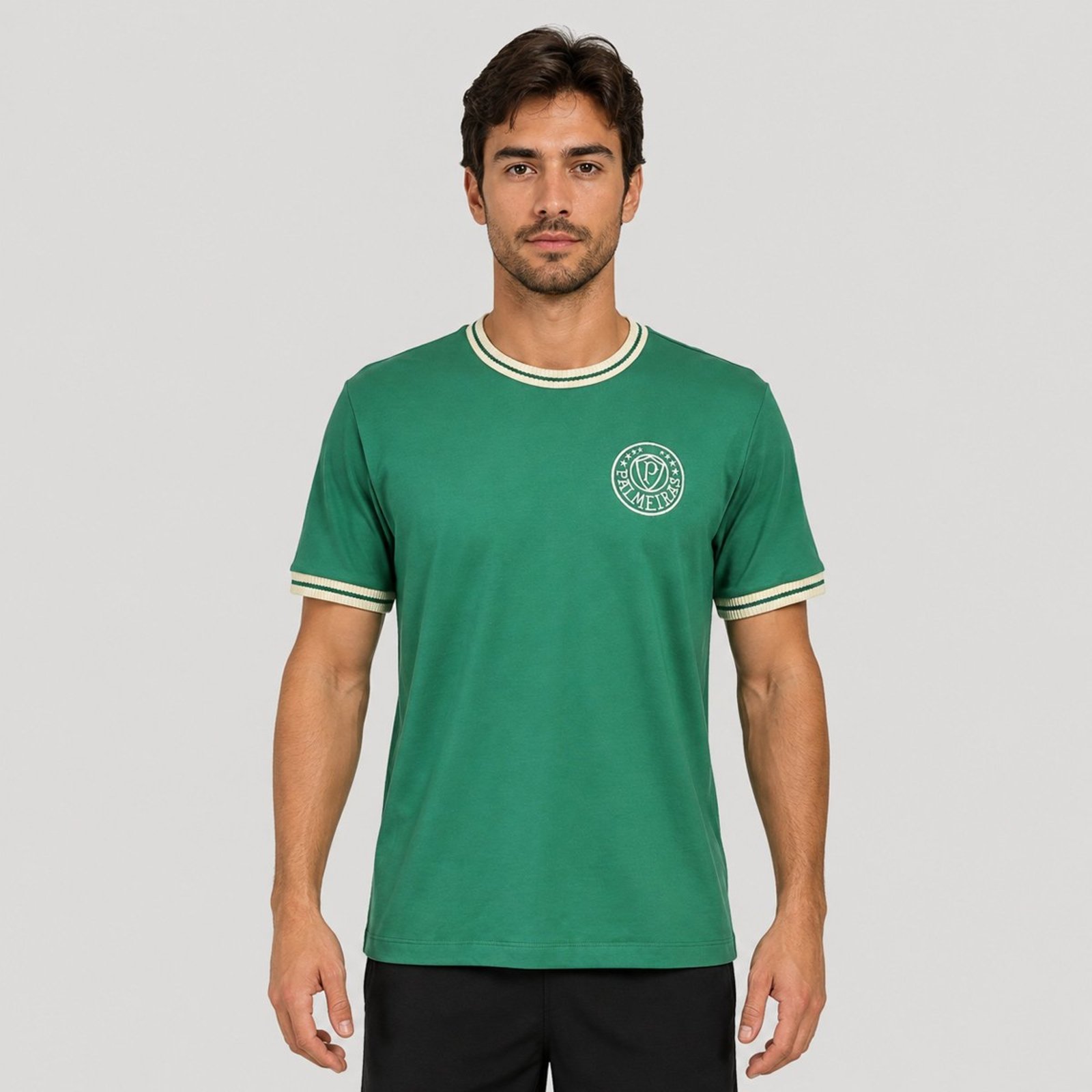 Camisa Palmeiras Retrô 1976 Verde e Branca