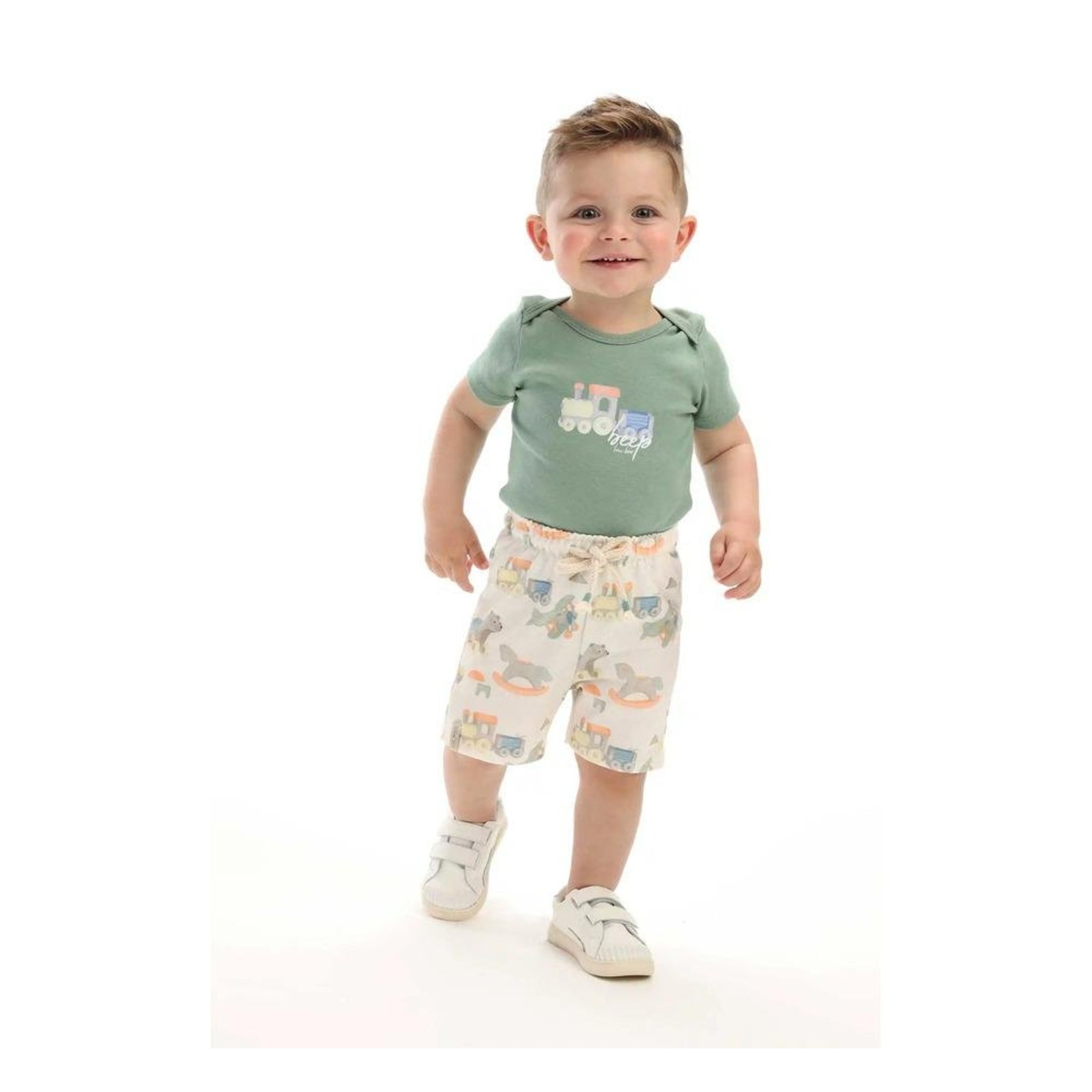 Infantil - Conjunto Menino Body Lucboo G Verde