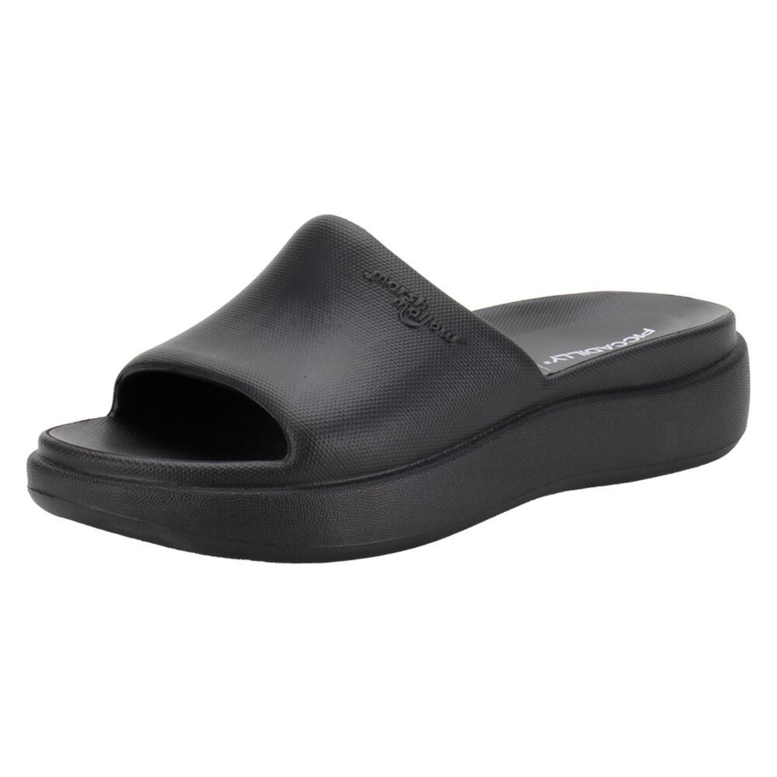 Tamanco Feminino Anabela Marshamallow Piccadilly C238003 0080003 Preto