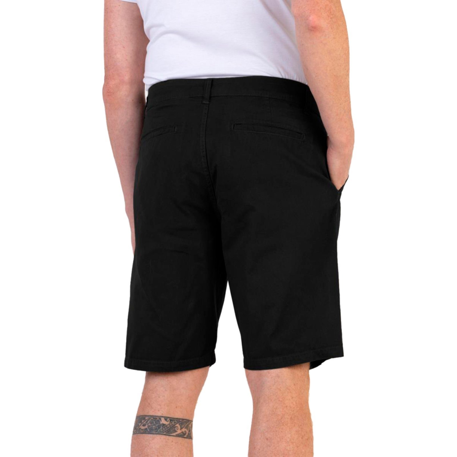 Vista 3 Bermuda Aramis Chino Color Essencial VE24 Masculino preto Aramis preto