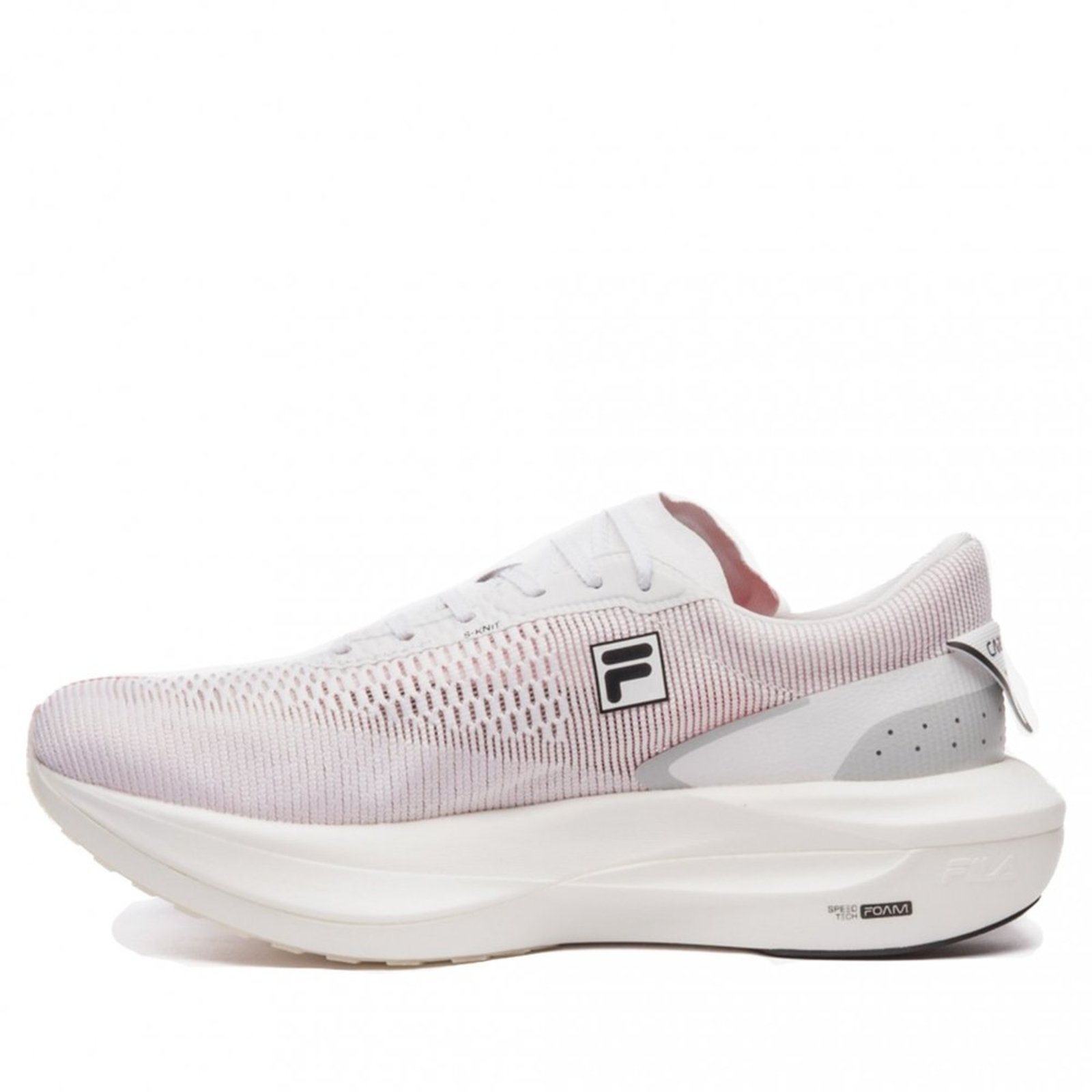 Vista 3 Tênis Masculino Running Fila Racer Carbon 3 Fila Branco branco carbon Fila branco carbon