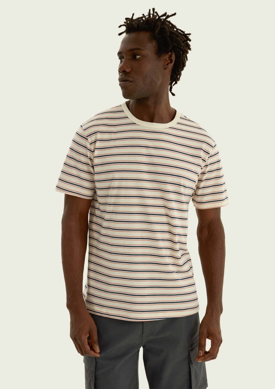 Camiseta Masculina Manga Curta Listrada Hering