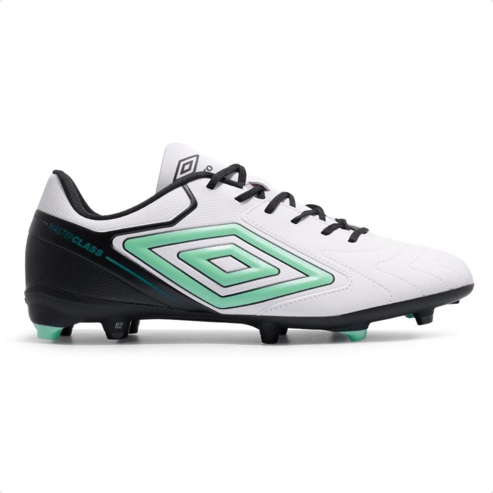 Chuteira Campo Umbro Master Class Club Masculina Branco
