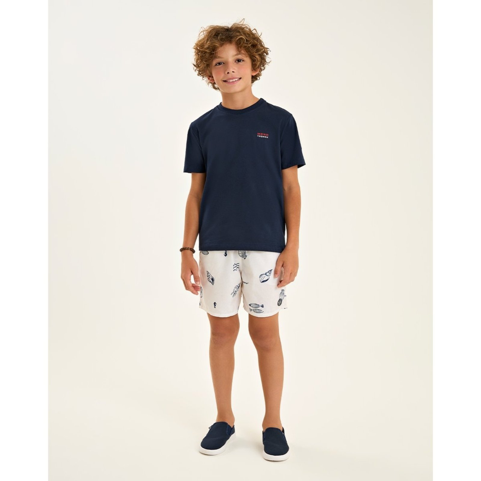 Infantil - Bermuda Menino em Nylon com Elastano Sublimada