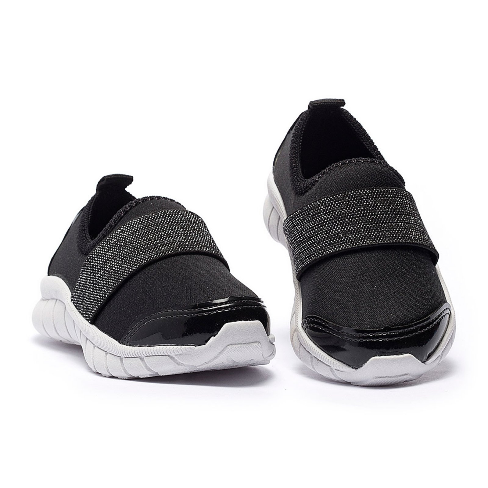 Vista 3 Infantil - Tênis Tininha Menina Calce Fácil Lurex multicolorido/preto Tininha multicolorido/preto